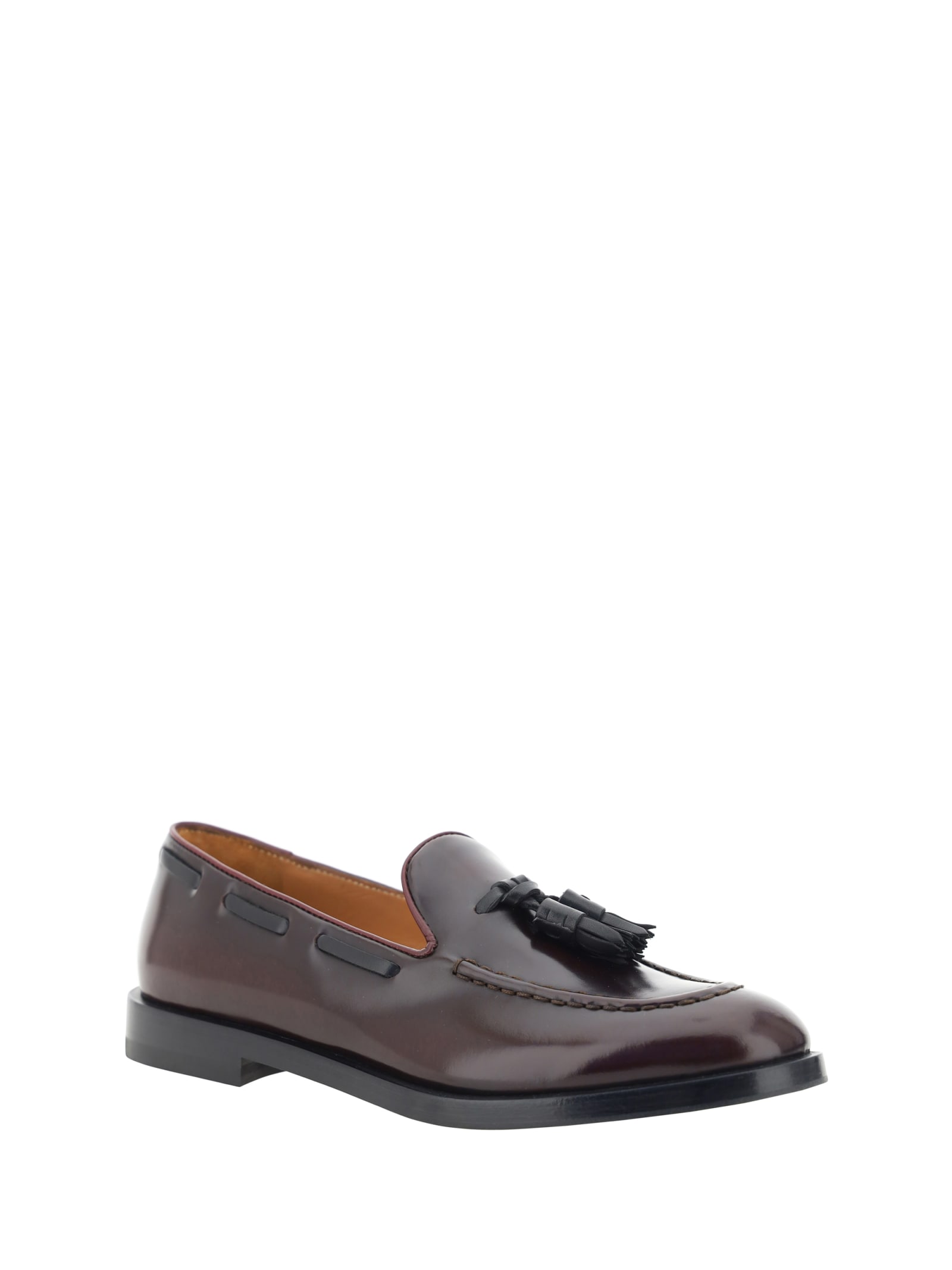 Shop Fratelli Rossetti Loafers In Bordeaux