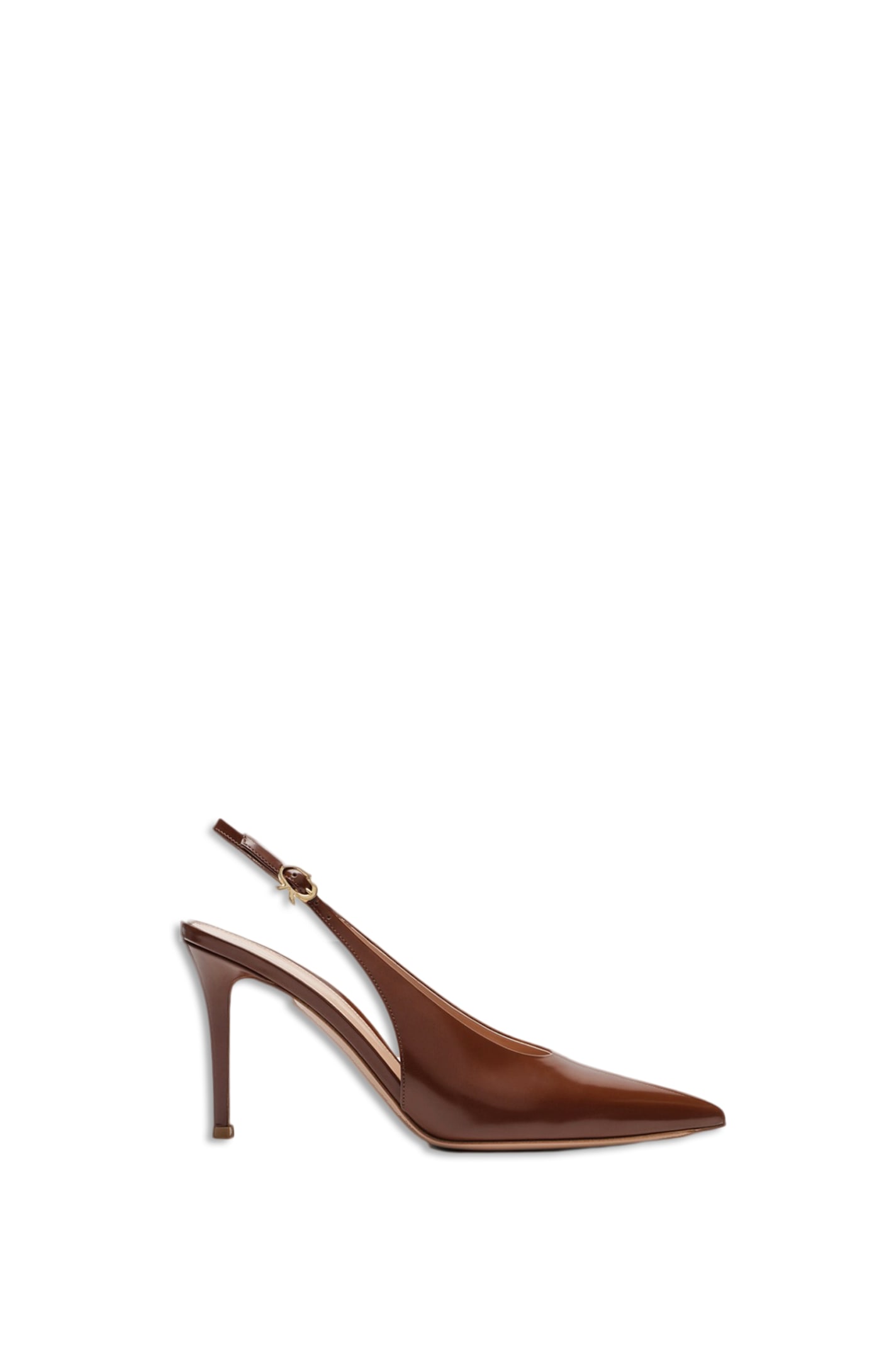 Shop Gianvito Rossi Tokio Havana Shoes With Heels In Brown