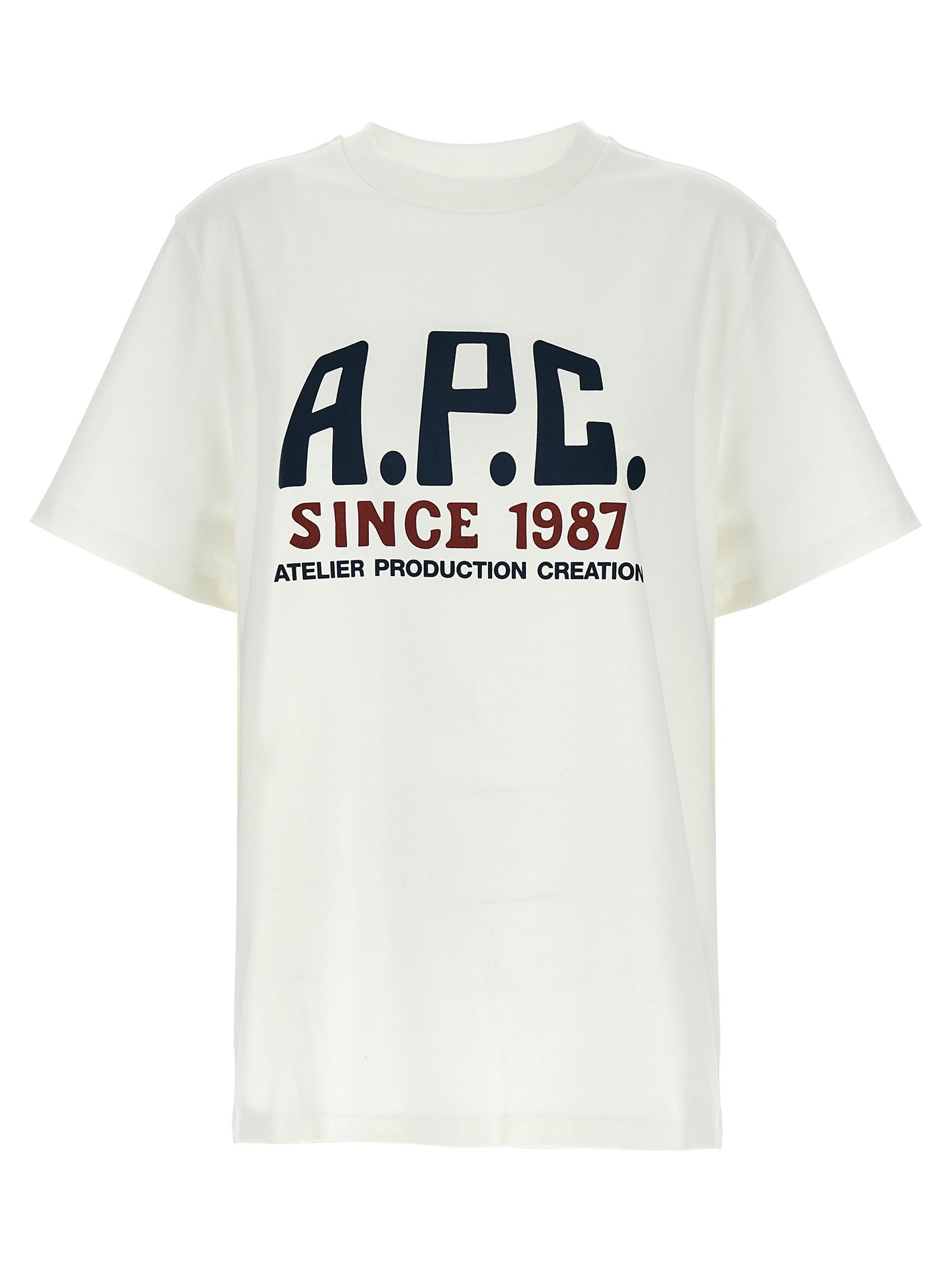 A. P.C. Logo Print T-shirt