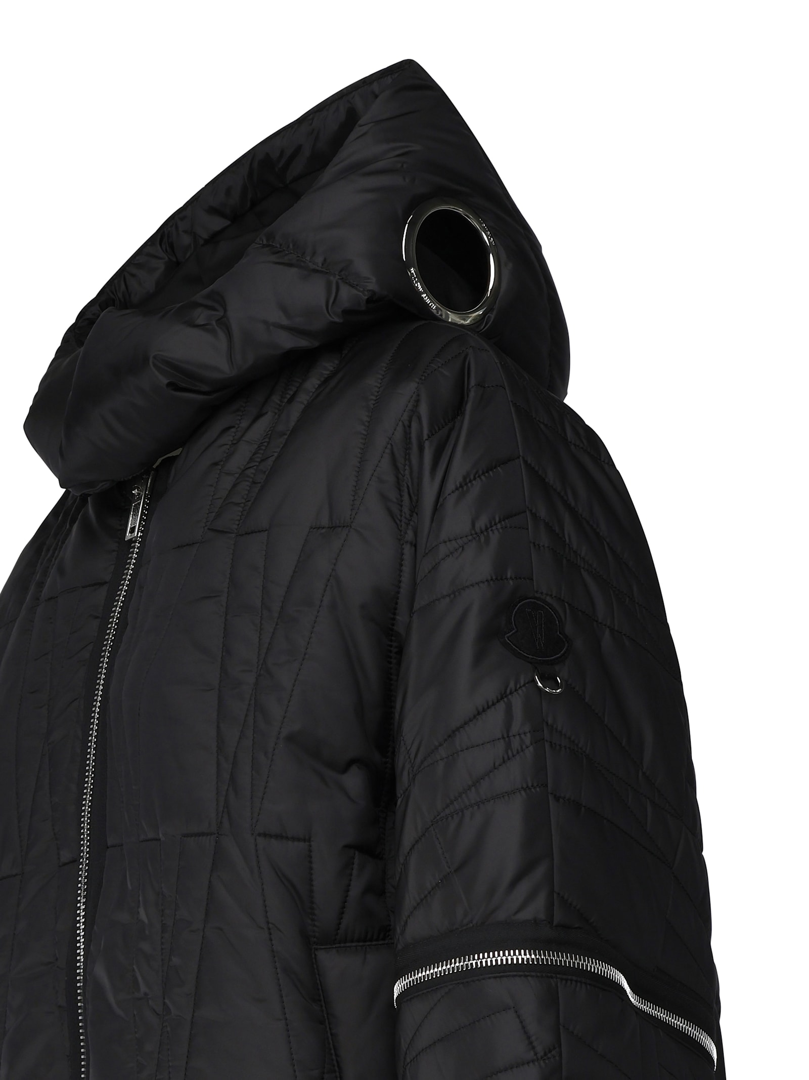 Moncler Genius Haissa 2-in-1 Moncler X Willow Smith Short Down Jacket In Black