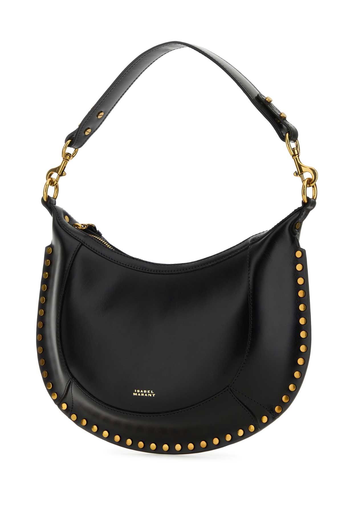 Shop Isabel Marant Black Leather Naoko Handbag