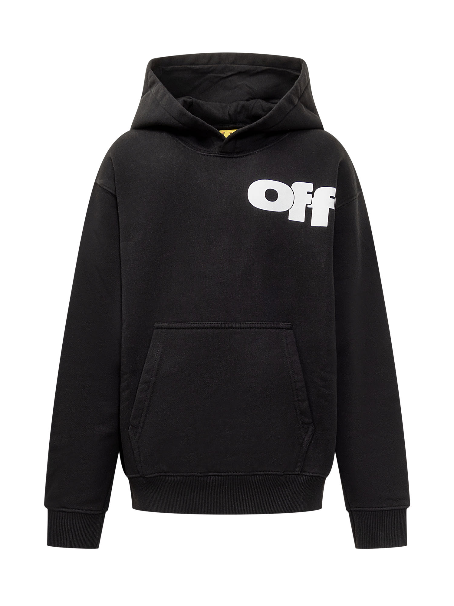 Shop Off-white Hoodie In Black White