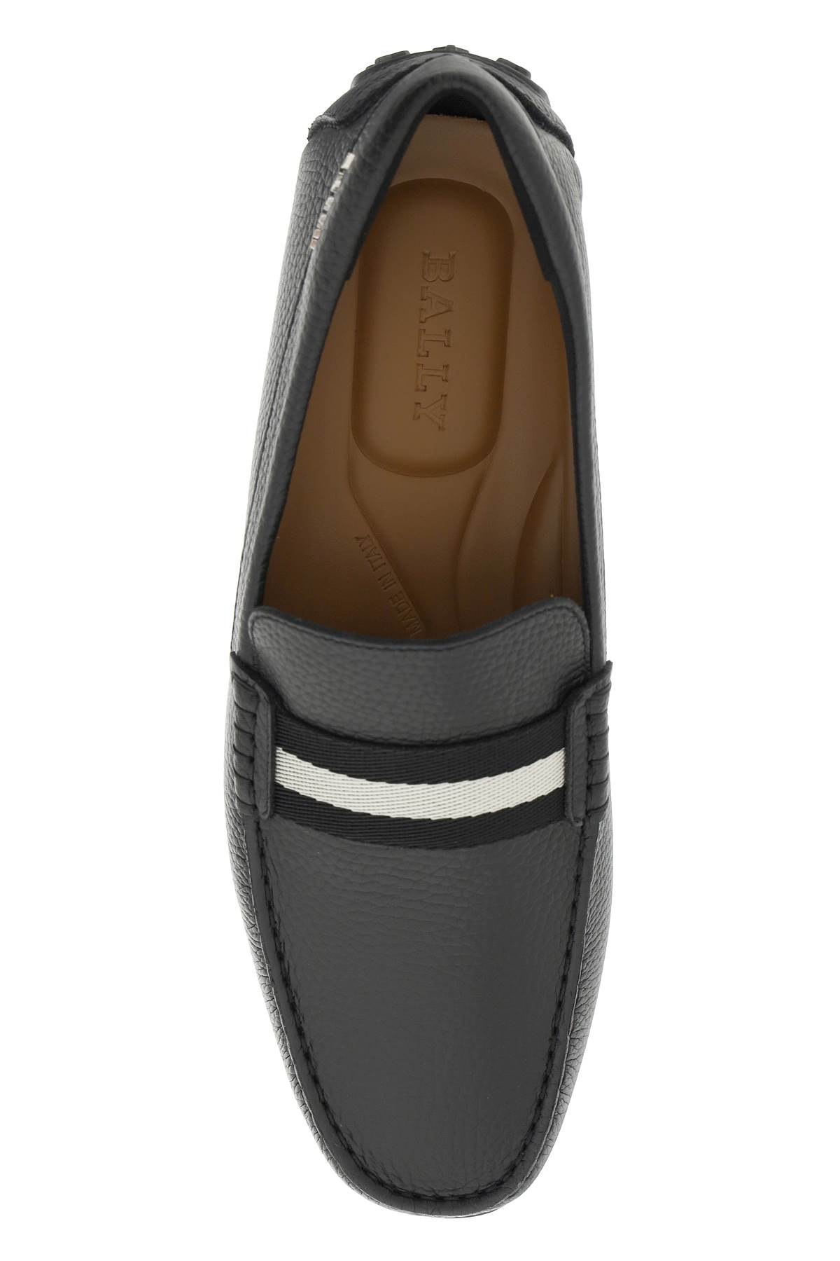 Shop Bally Pearce Loafers In Black (black)