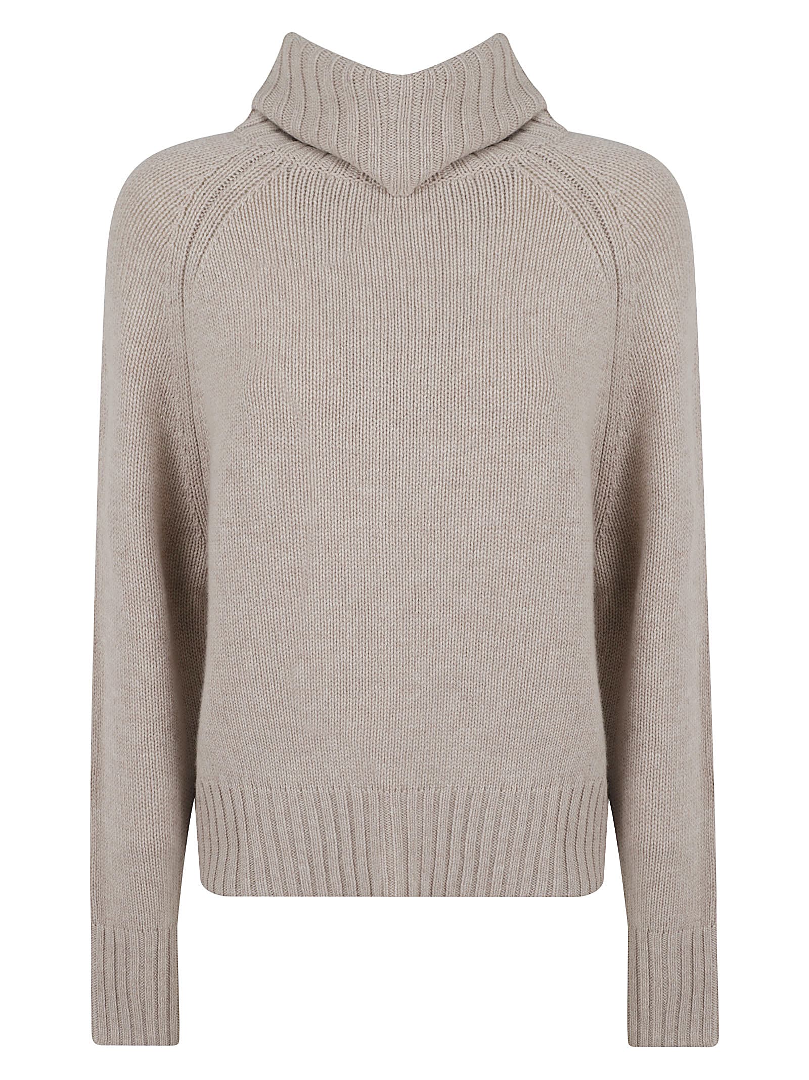 Shop Allude Turtleneck Jumper In Marble Mel