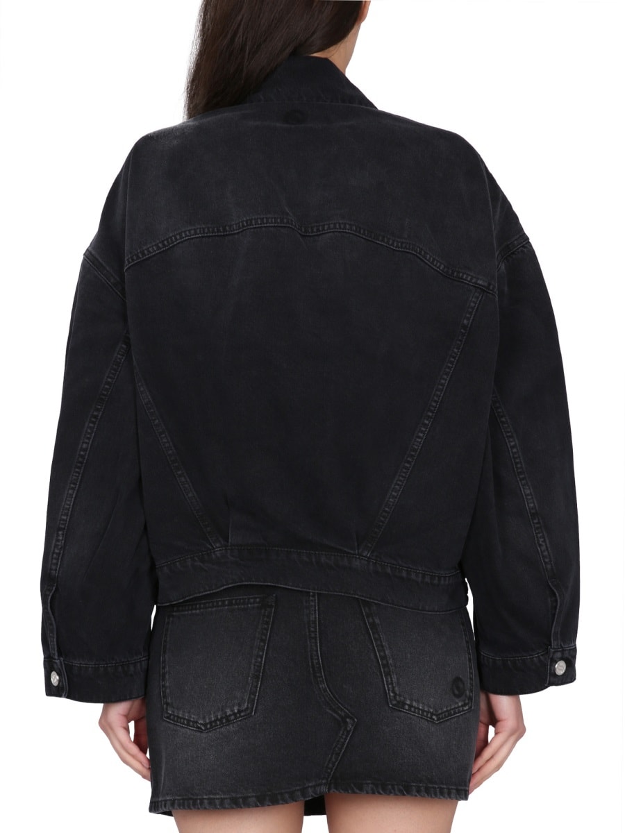 Shop Stella Mccartney Tie Dye Jacket In Black