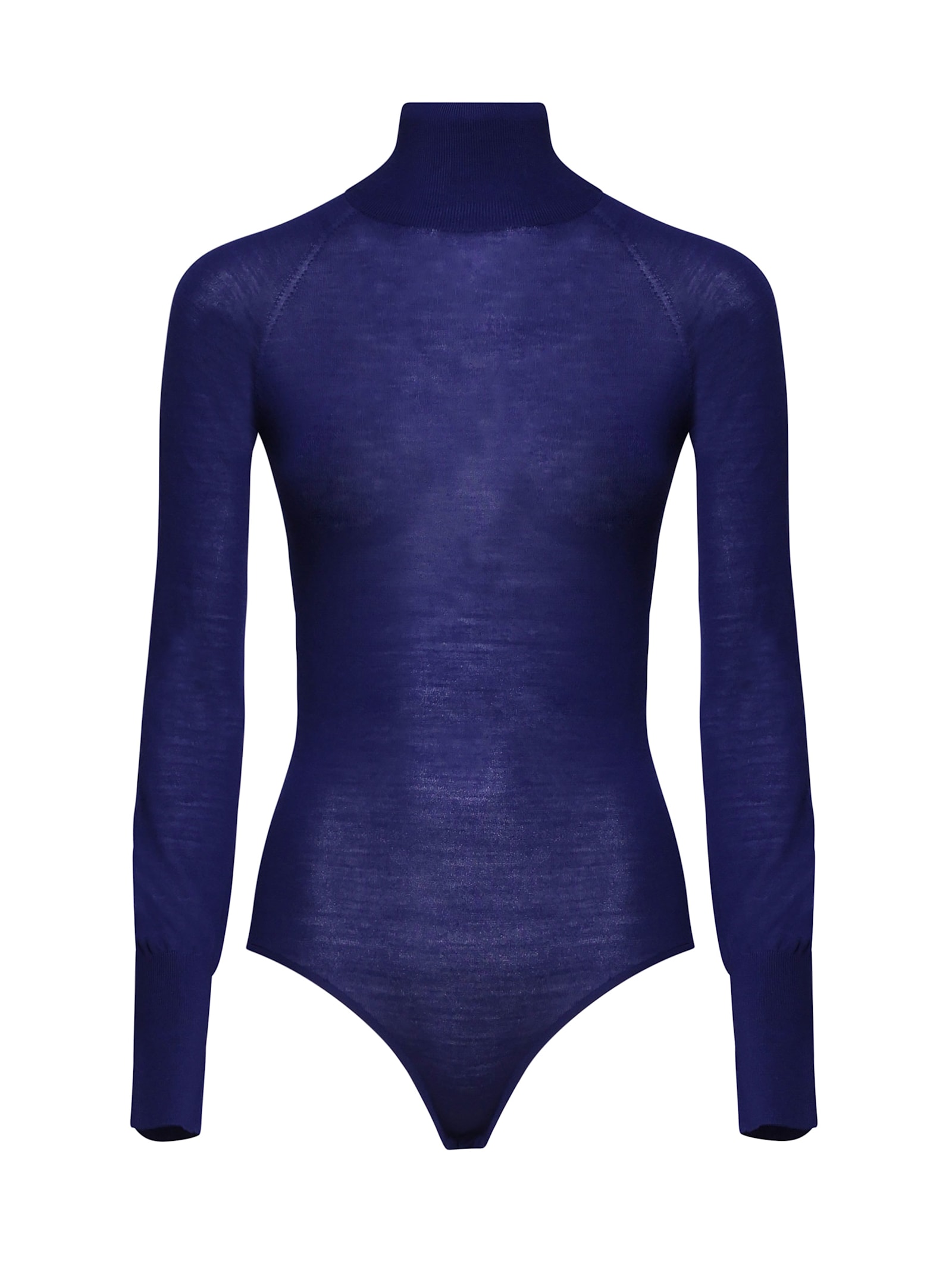 alaia sheer bodysuit in very thin merino wool