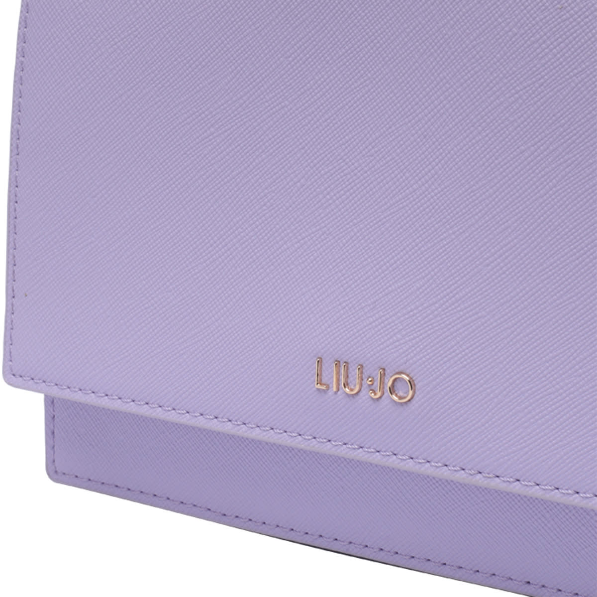 Shop Liu •jo Logo Pochette In Purple