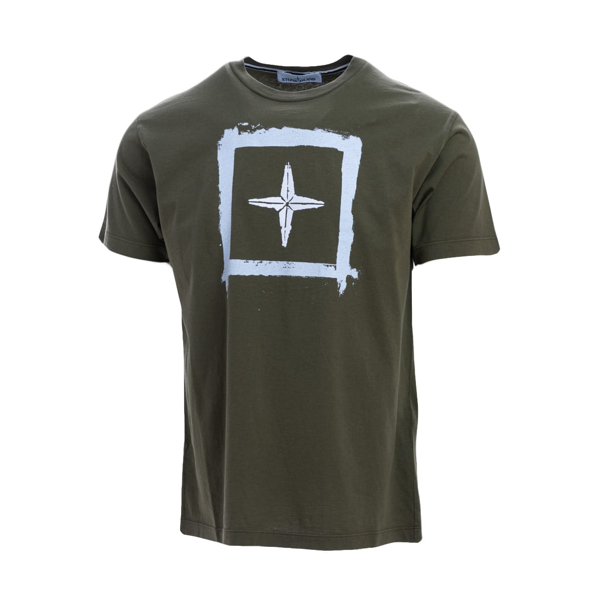 Stone Island T-shirt In Olive Green