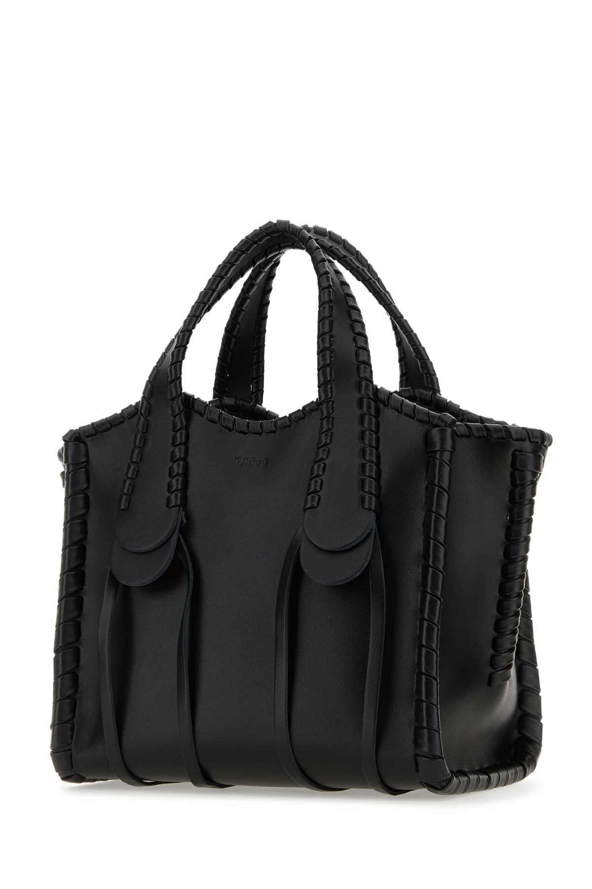 Shop Chloé Black Leather Small Mony Handbag