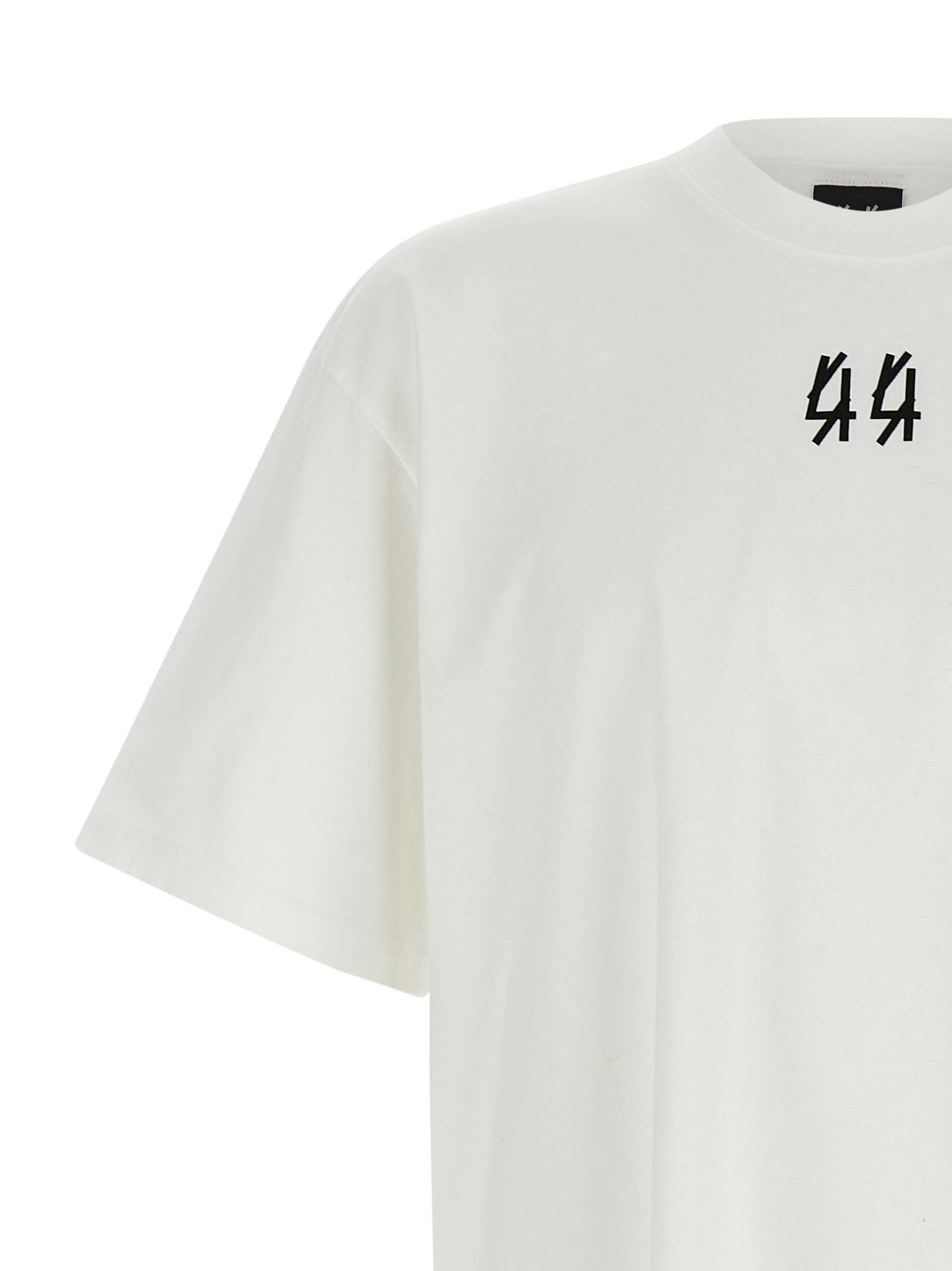 44 Label Group M White Oversized T-shirt  In White