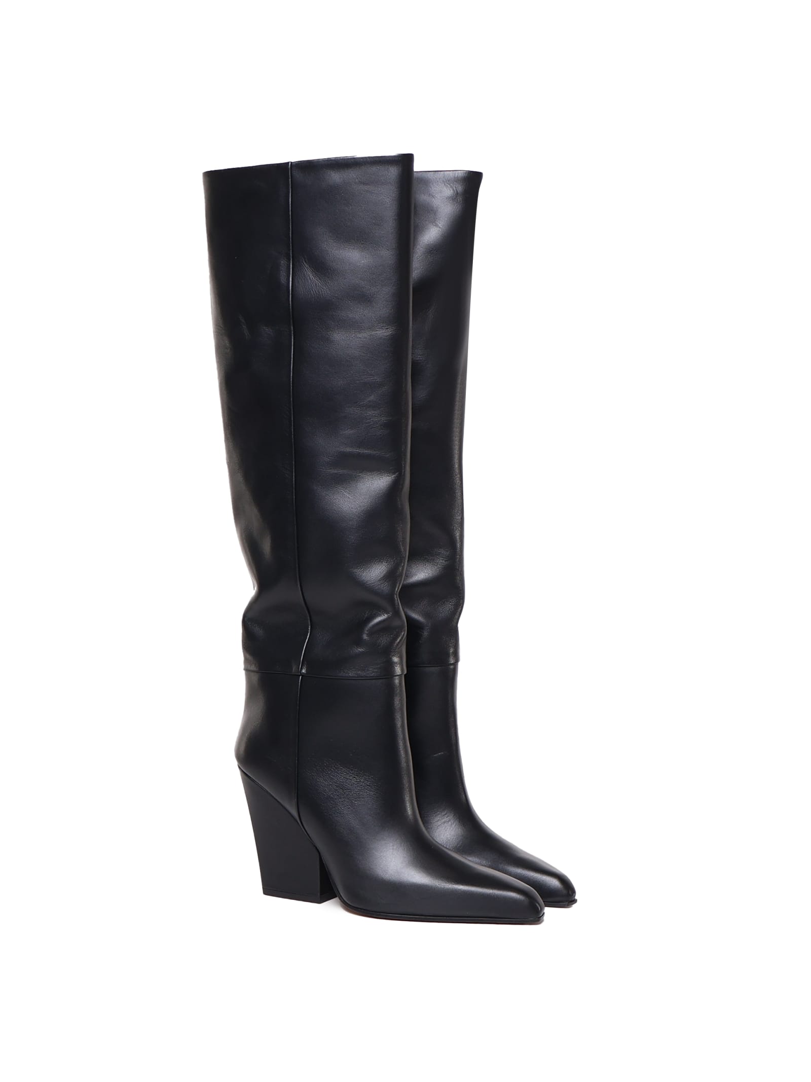 Shop Paris Texas Jane Boots In Leather In Black