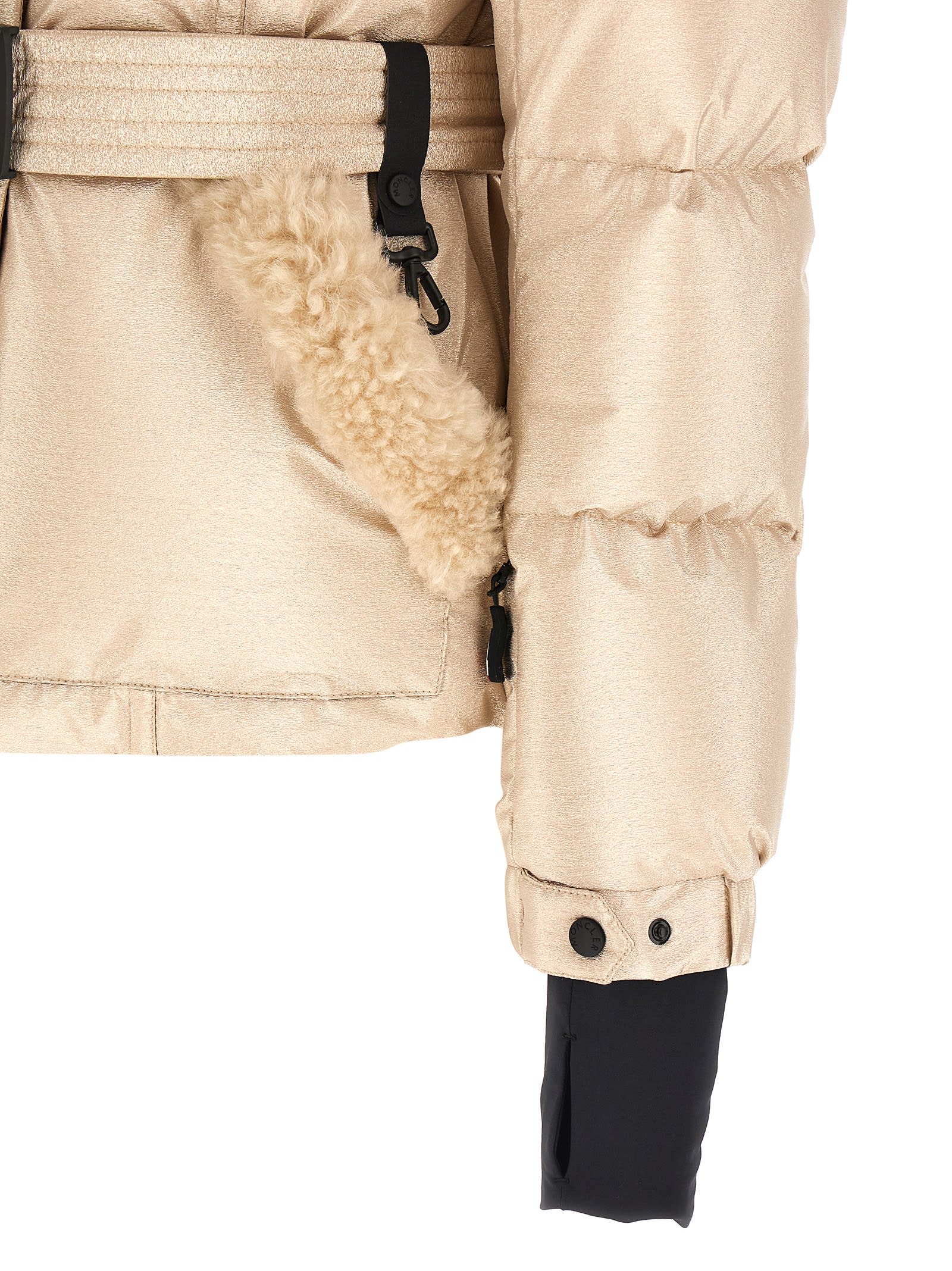 Moncler Mondim Puffer Jackets Gold In Brown