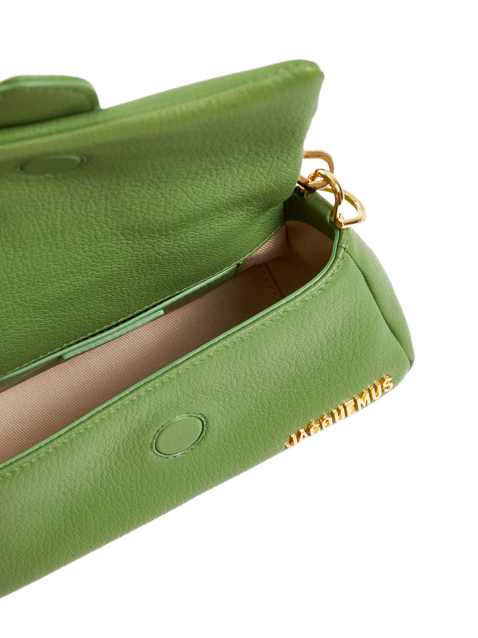 Shop Jacquemus Shoulder Bag In Green