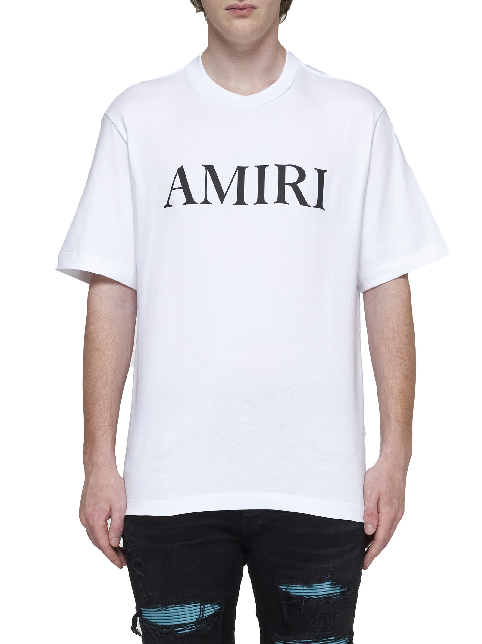 Shop Amiri T-shirt In White