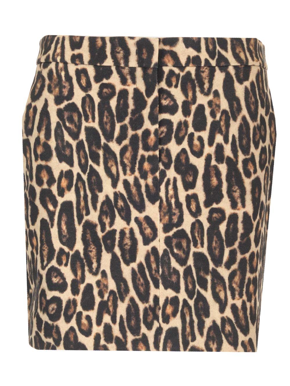 Leopard Mini Skirt