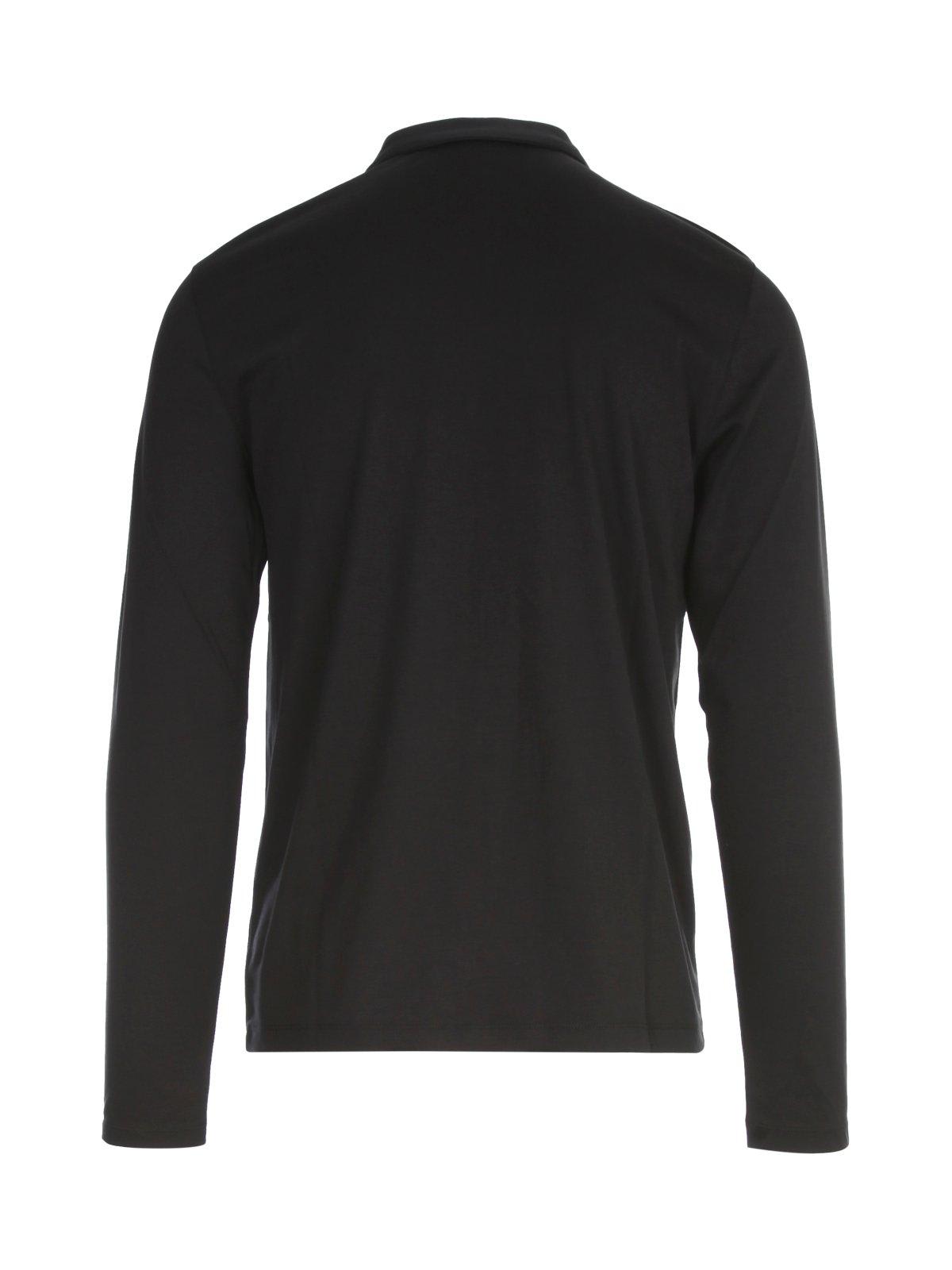 Michael Kors Logo Embroidered Polo Shirt In Black