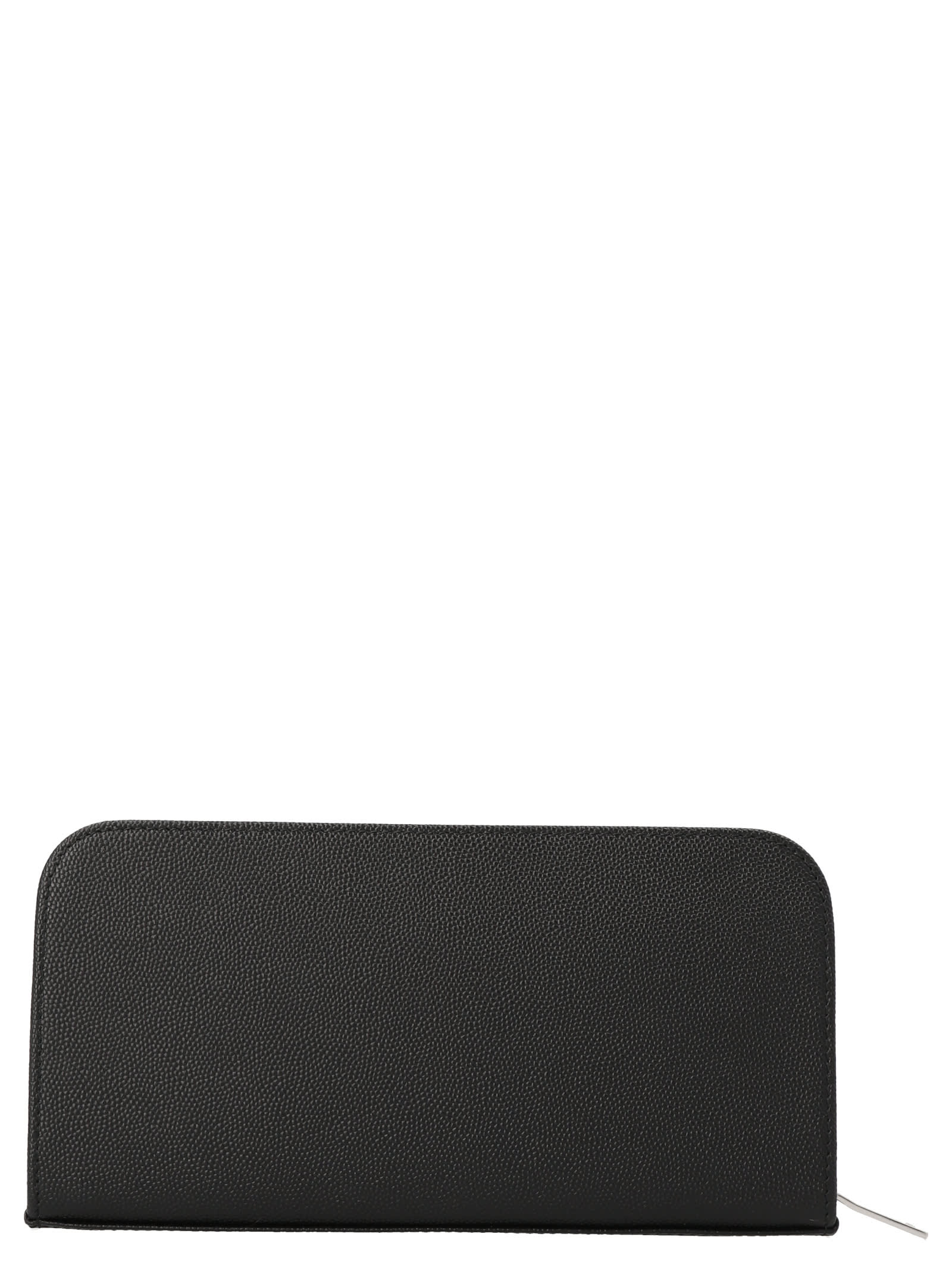 Shop Saint Laurent Paris Wallet In Nero