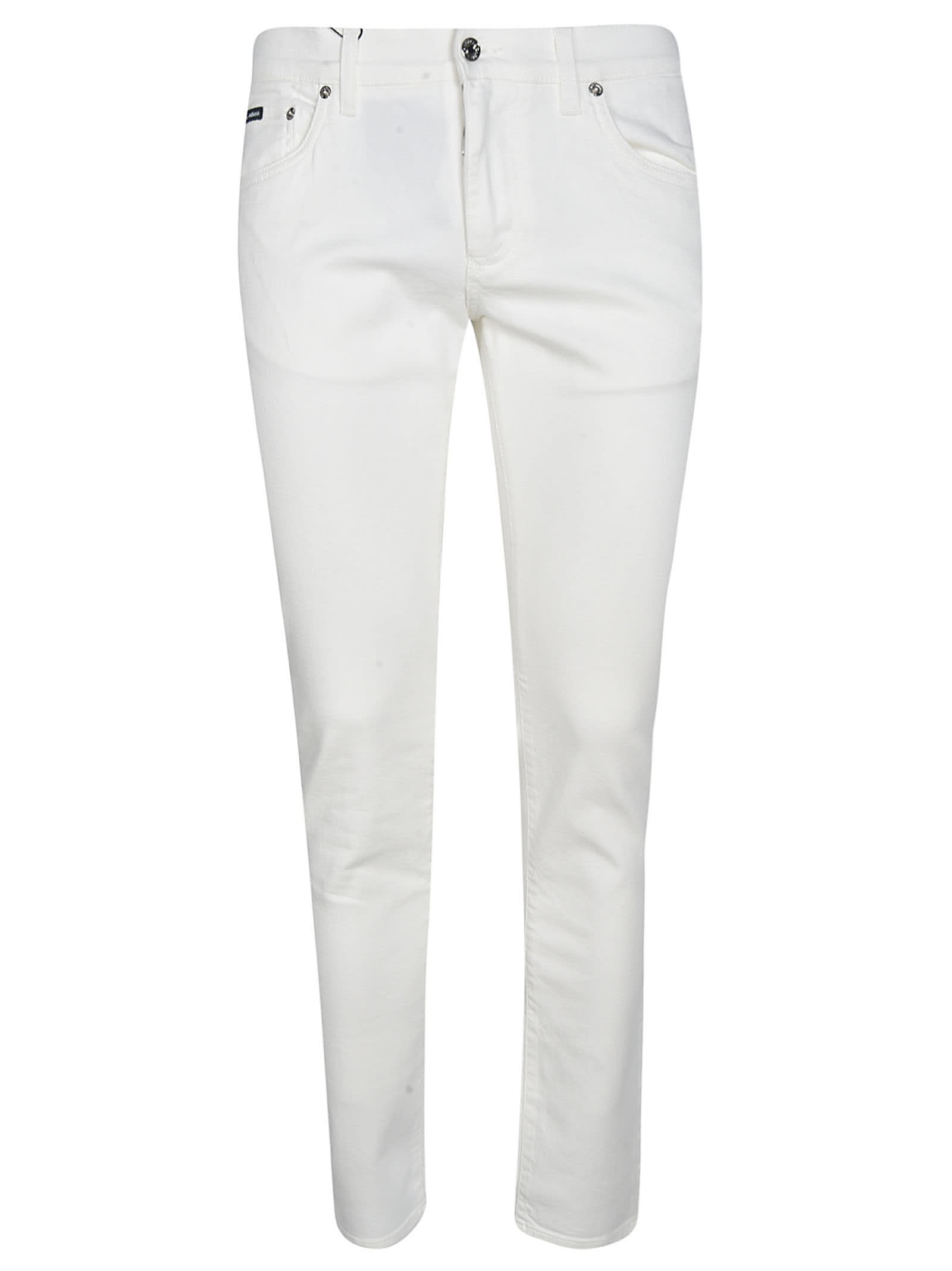Dolce & Gabbana Skinny Fit Jeans In White