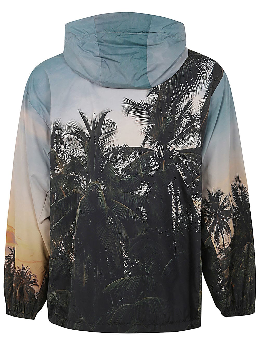 Shop Emporio Armani Blouson Jacket In Tropical Print