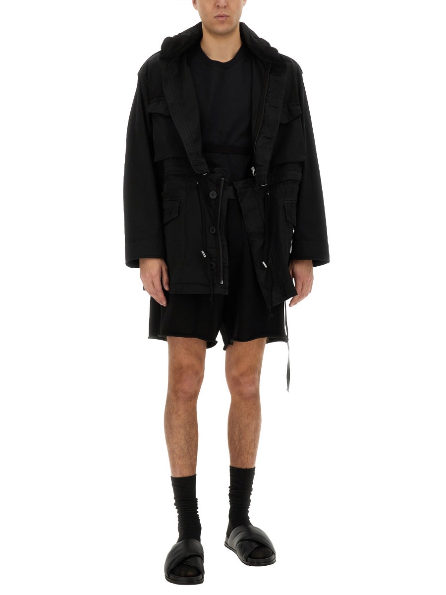 Helmut Lang Dissected Field Jacket In Black