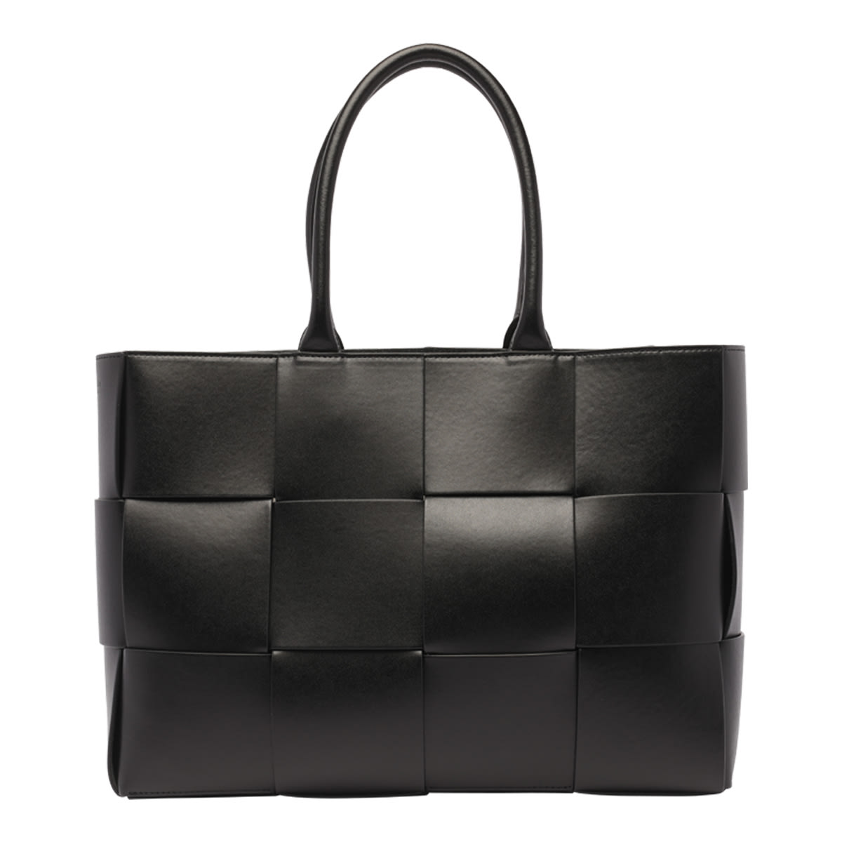 Shop Bottega Veneta Arco Tote Bag In Black