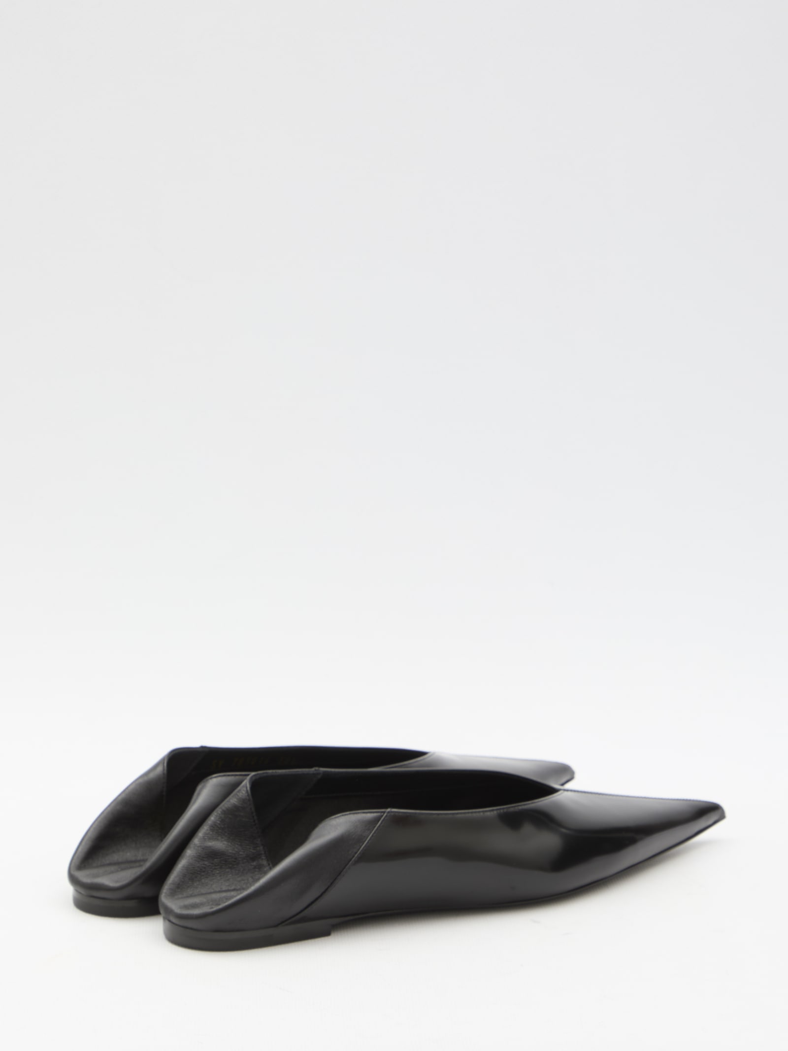 Shop Saint Laurent Nour Slippers In Black