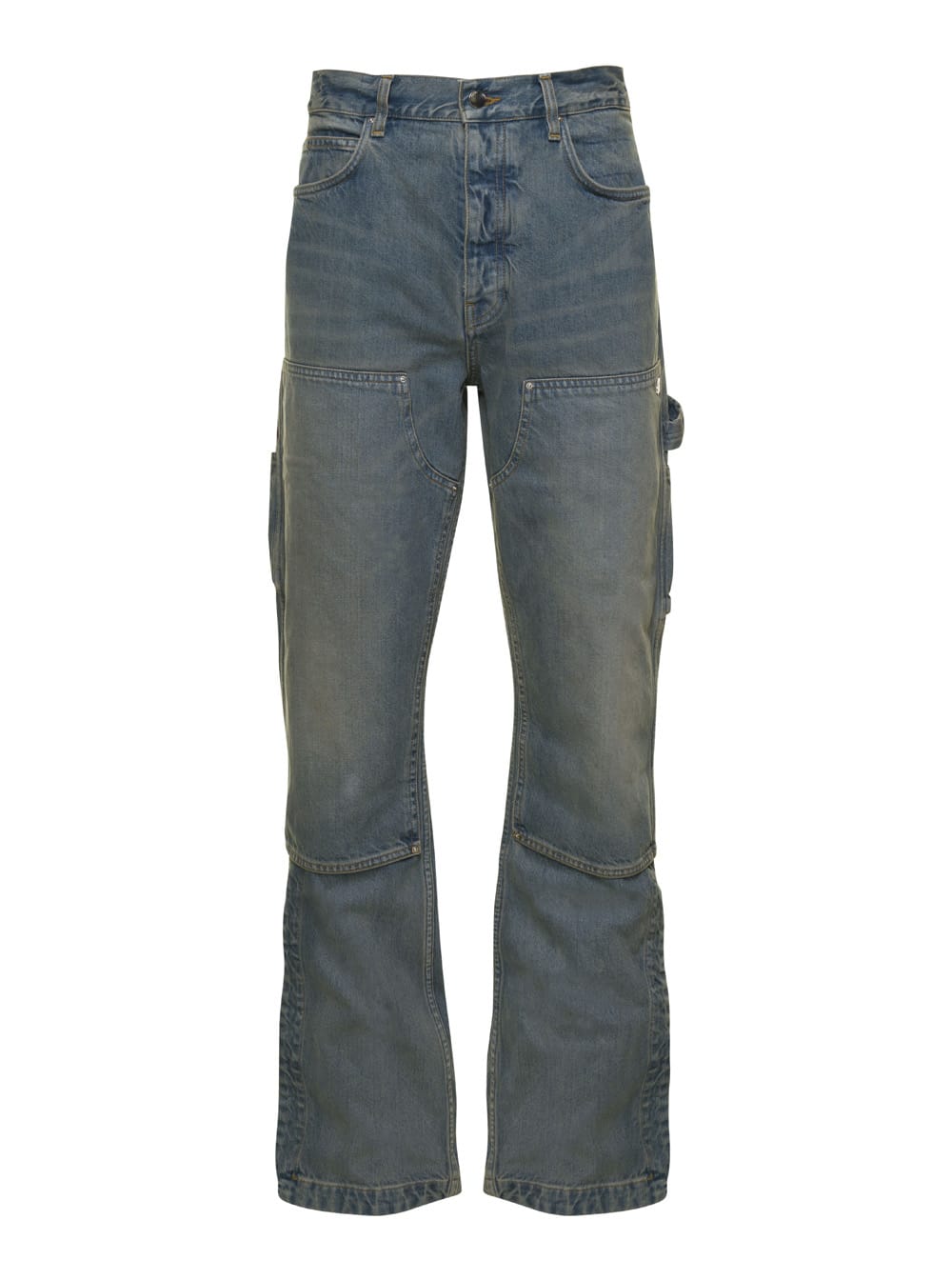 AMIRI Blue Carpenter Jeans In Denim Man
