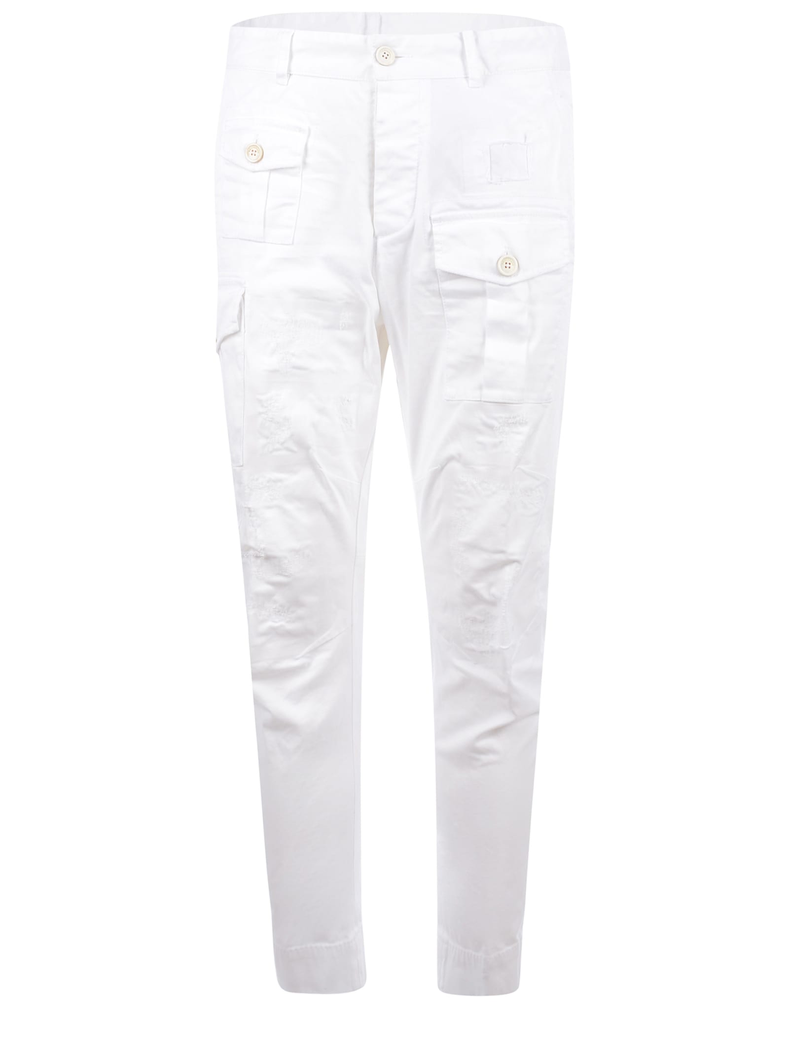 Dsquared2 Pants In Bianco