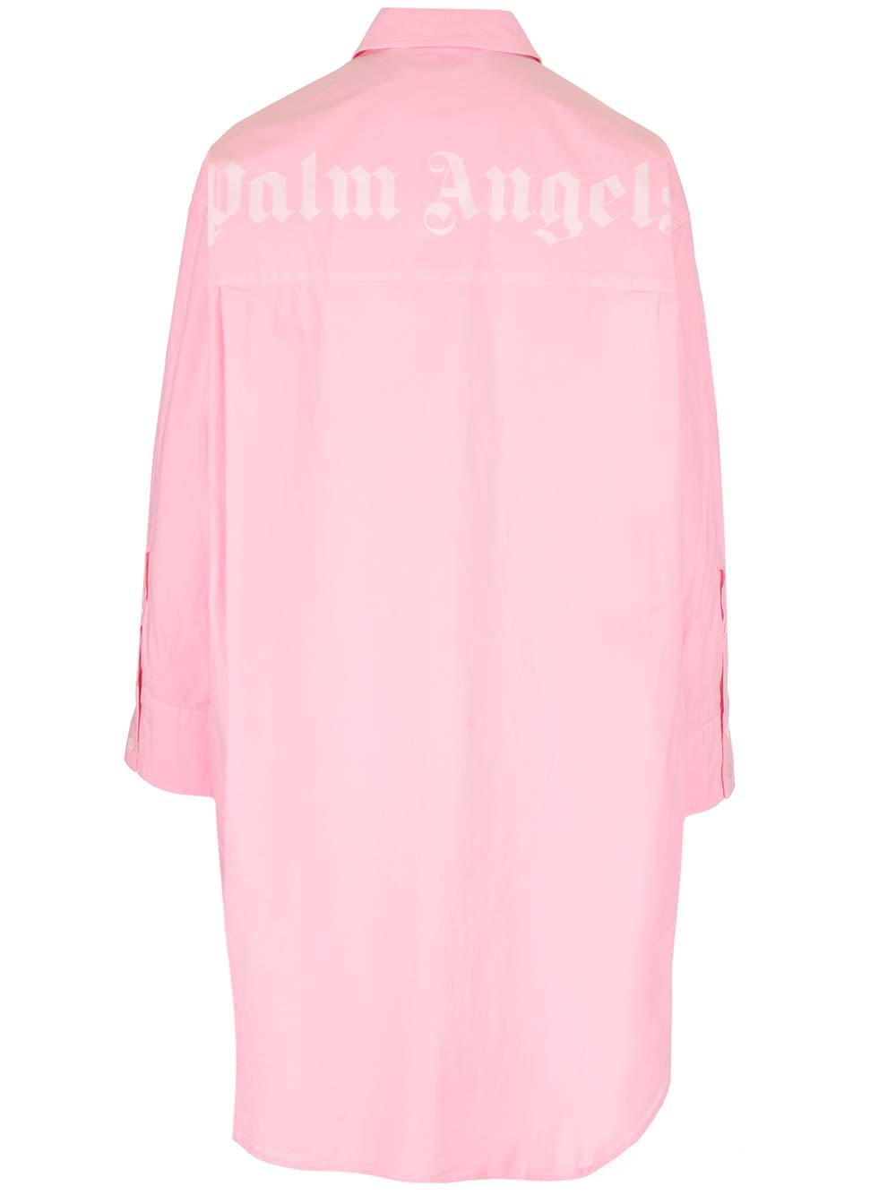 Shop Palm Angels Pink Shirtdress