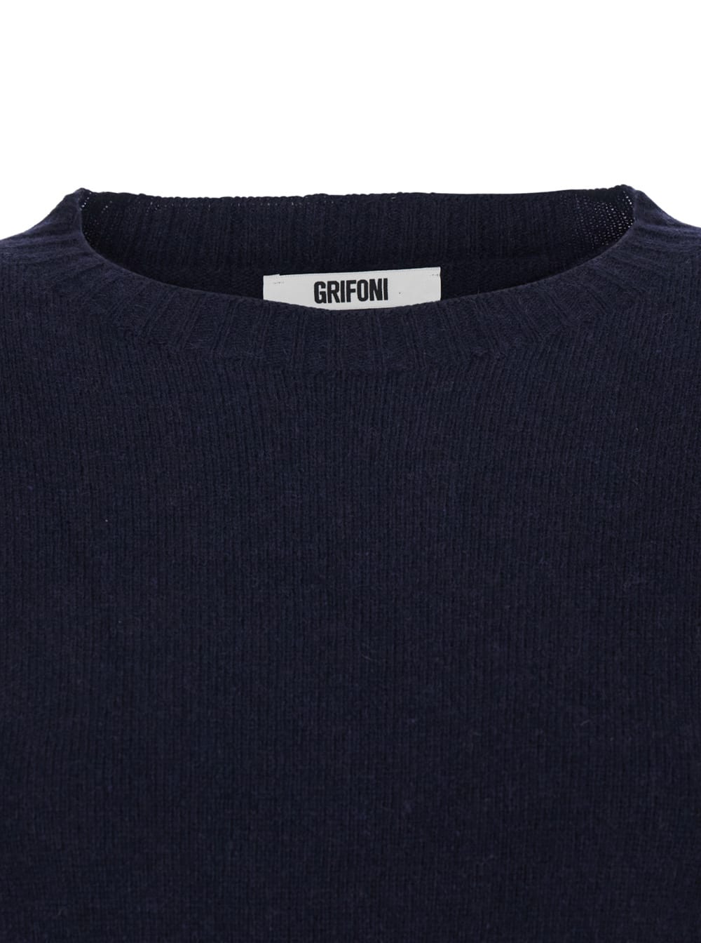 Mauro Grifoni Crewneck Sweater In Blue