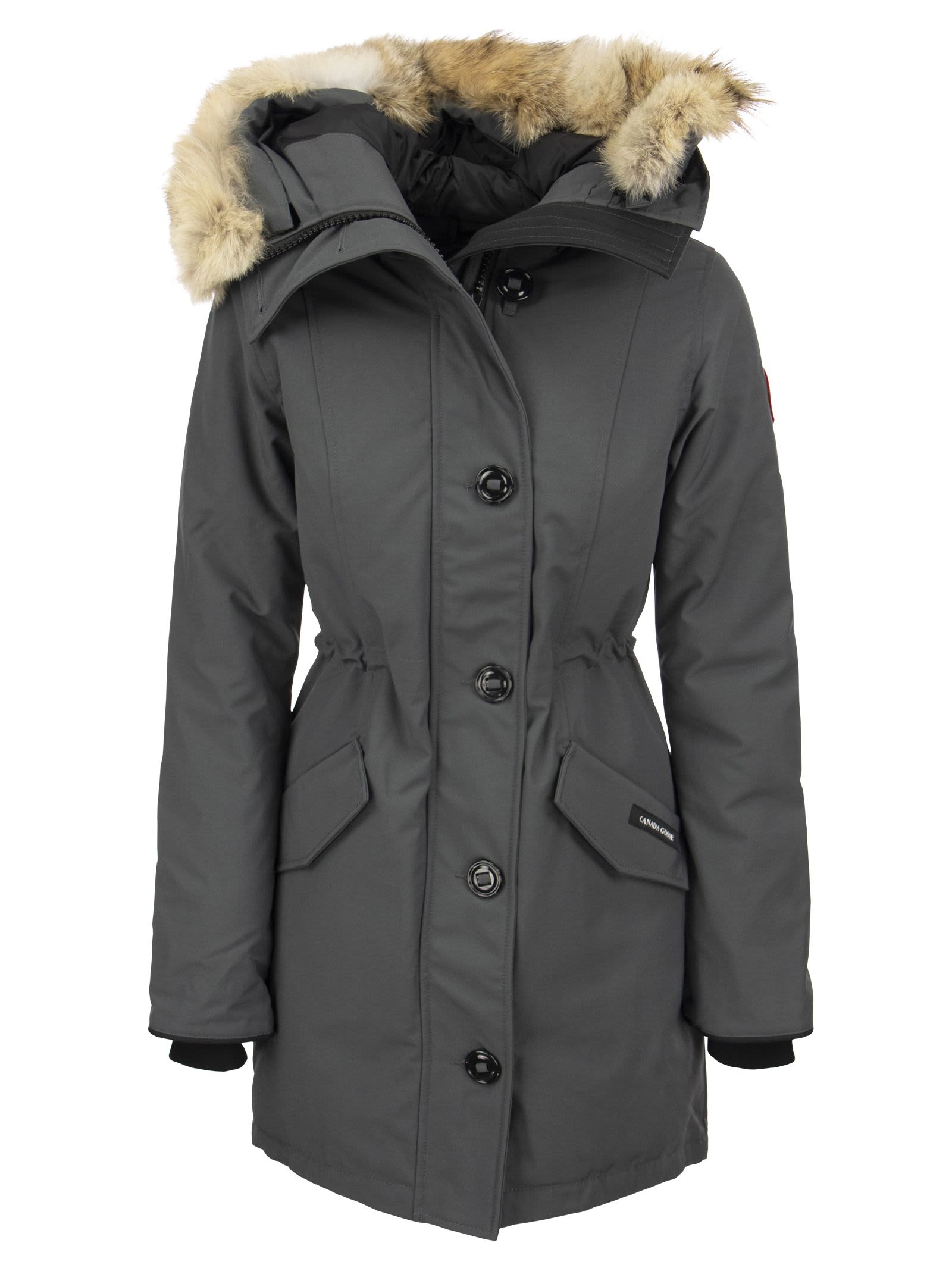 Canada Goose Rossclair - Parka With Hood And Fur Coat
