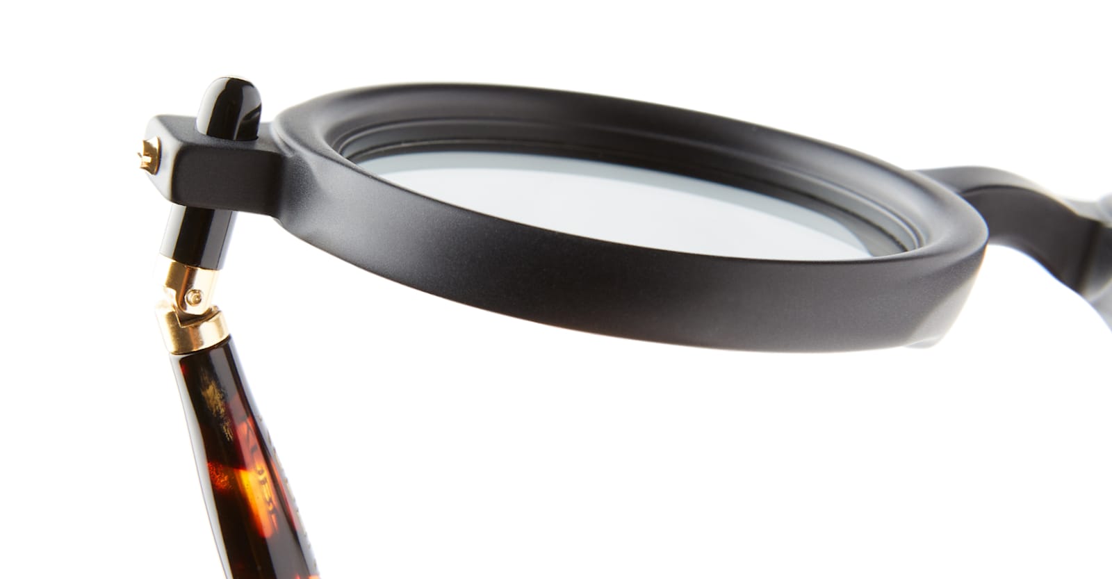 Kuboraum Mask P1 - Black Matt / Havana Sunglasses In Black