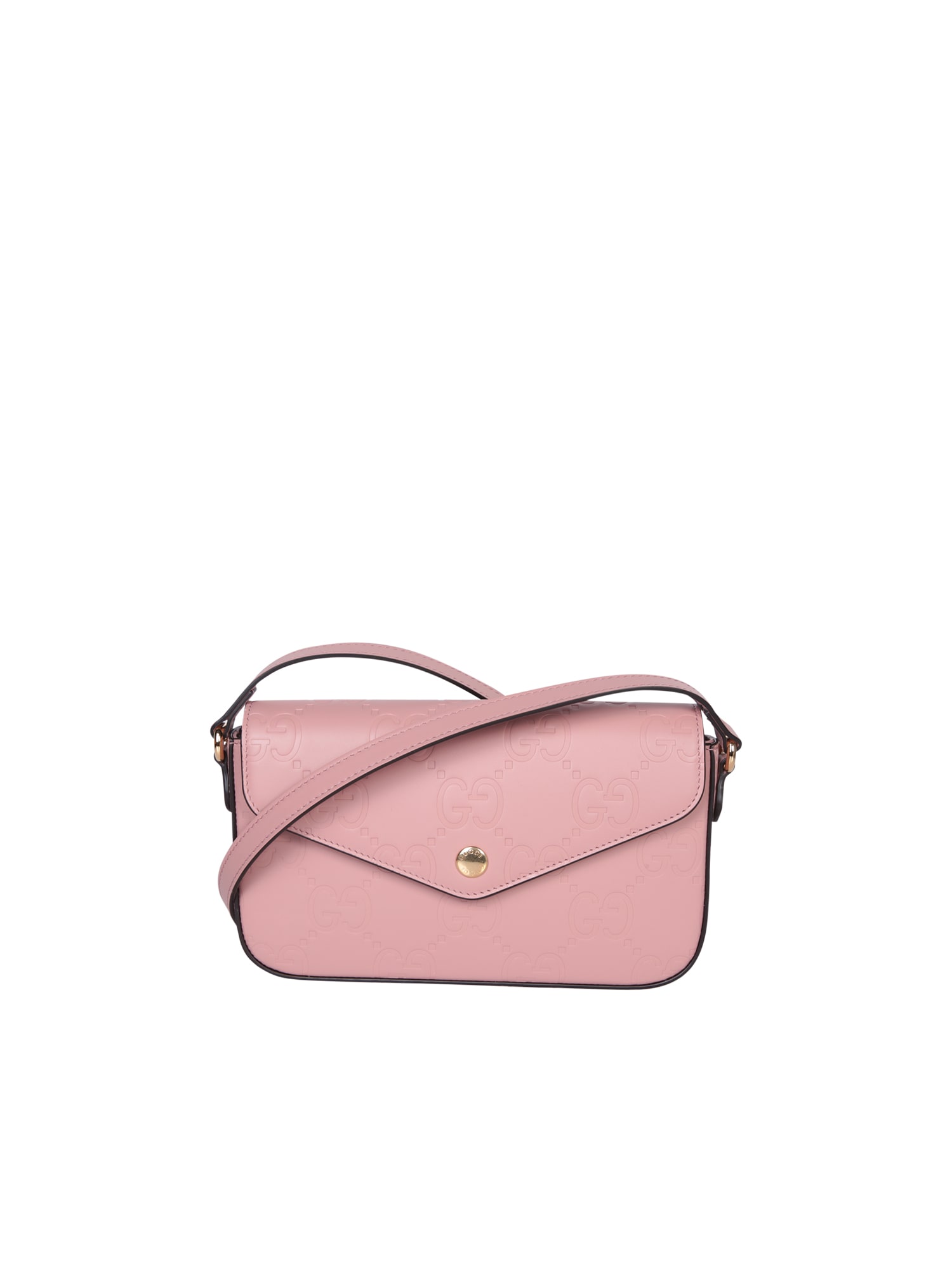 Shop Gucci Gilbert Monogram Pink Bag