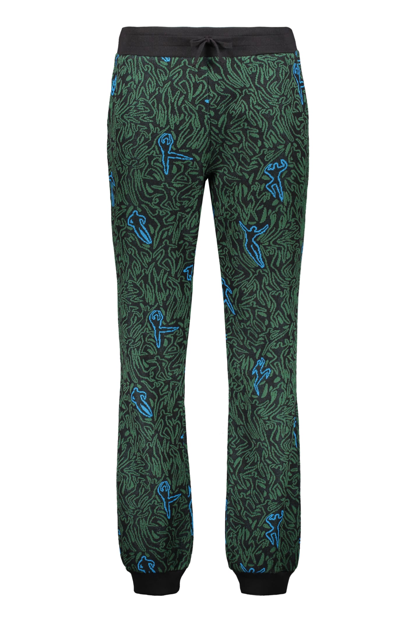 Missoni Knitted Trousers In Green