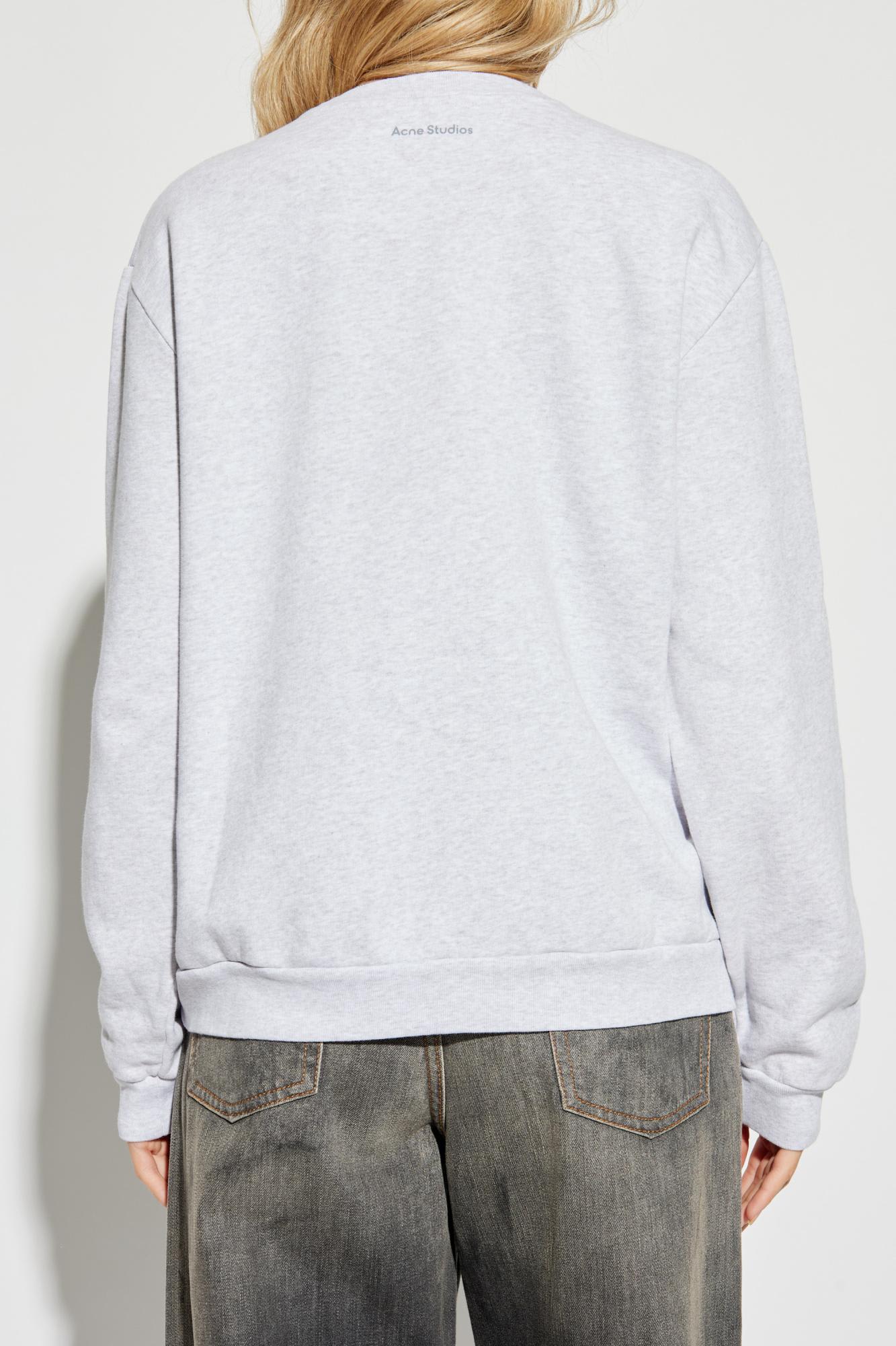Acne Studios Cotton Sweatshirt In Gray