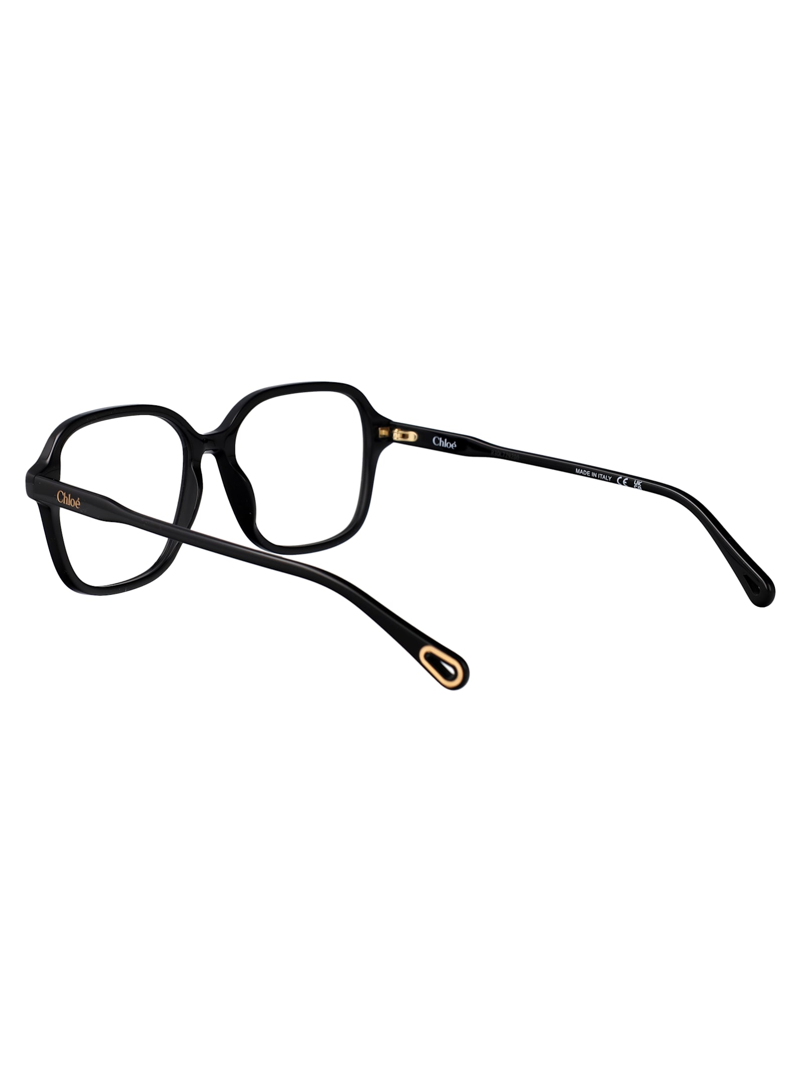 Chloé Ch0313o Glasses In Black-black-transparent