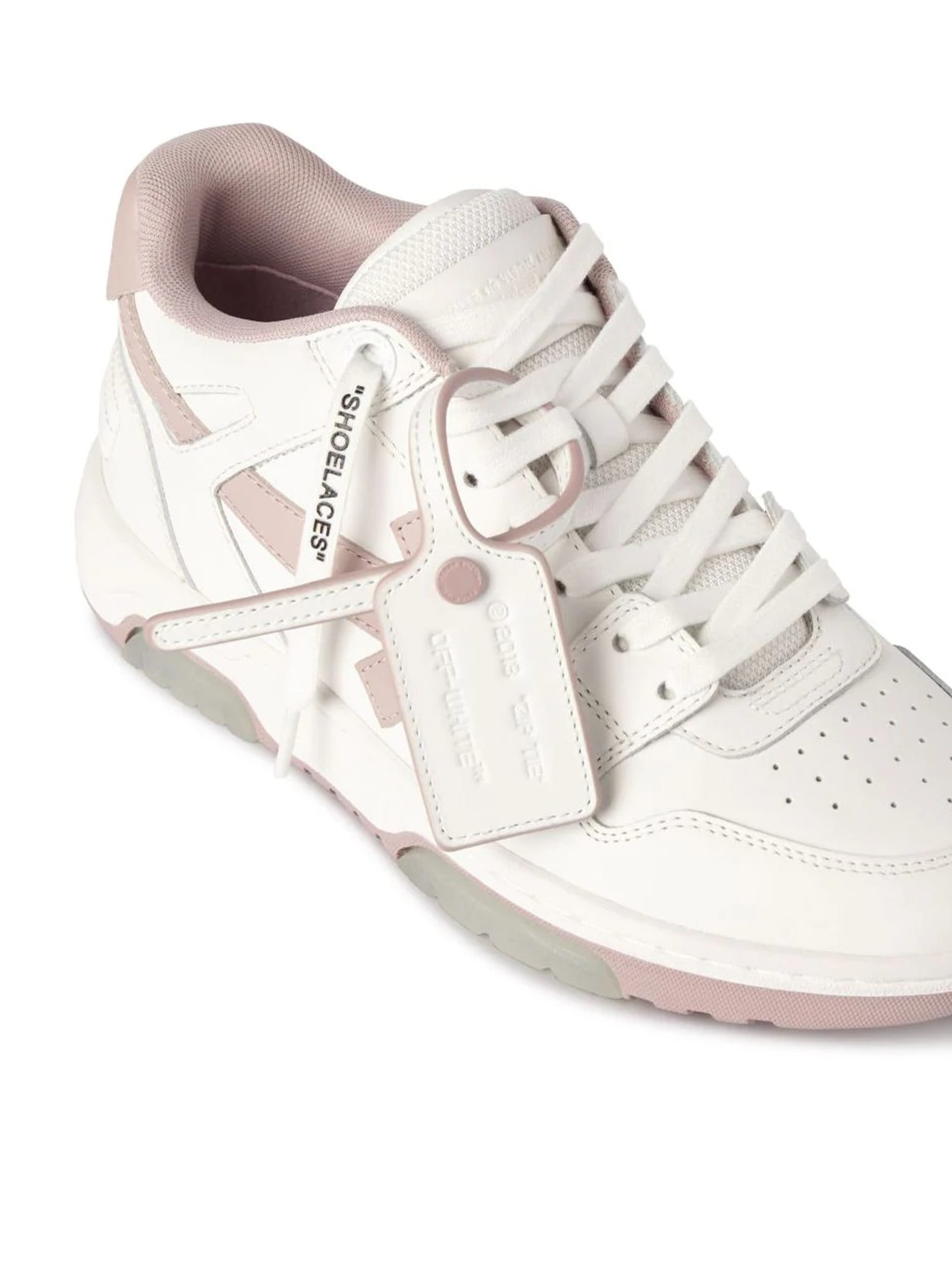 Shop Off-white Out Of Office Sneakers In White Pink