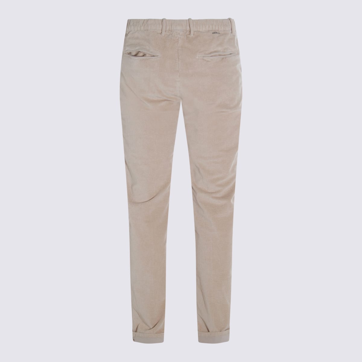 Incotex Light Beige Cotton Pants In Neutral