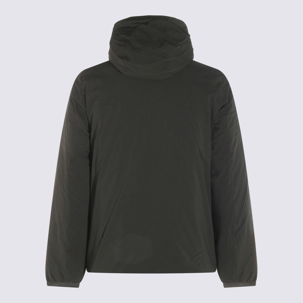 K-way Green Blue Jack St Thermo Double Down Jacket In Black