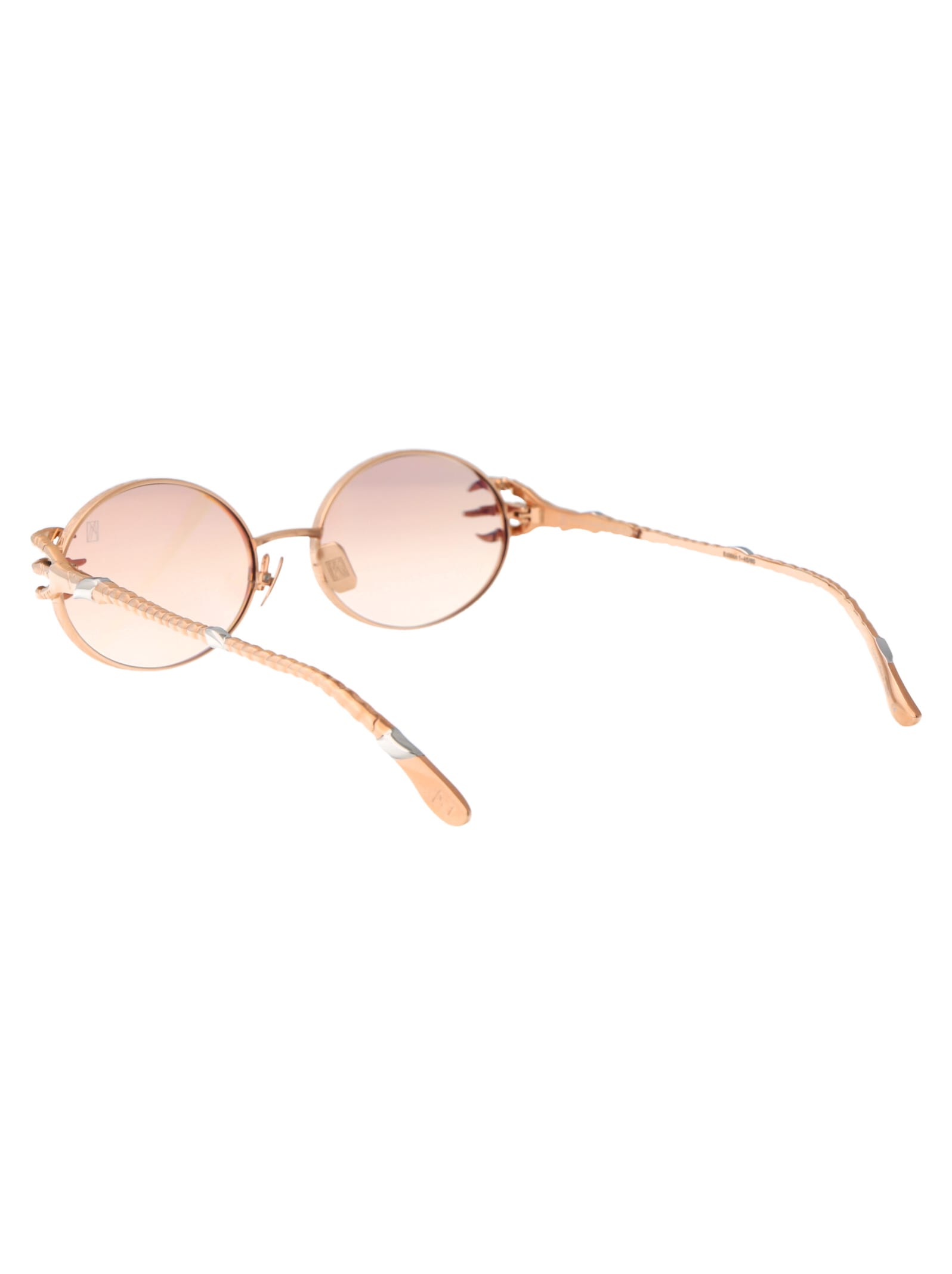 Shop Anna-karin Karlsson Claw Aventure Sunglasses In Rose Gold