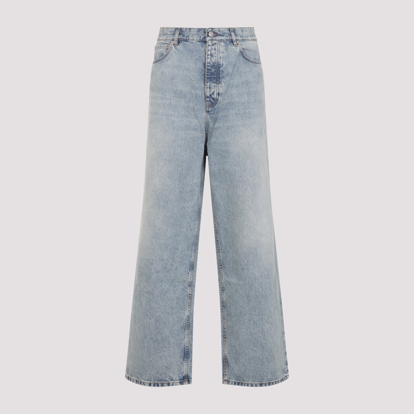 Balenciaga Light Blue Denim Jeans In Classic