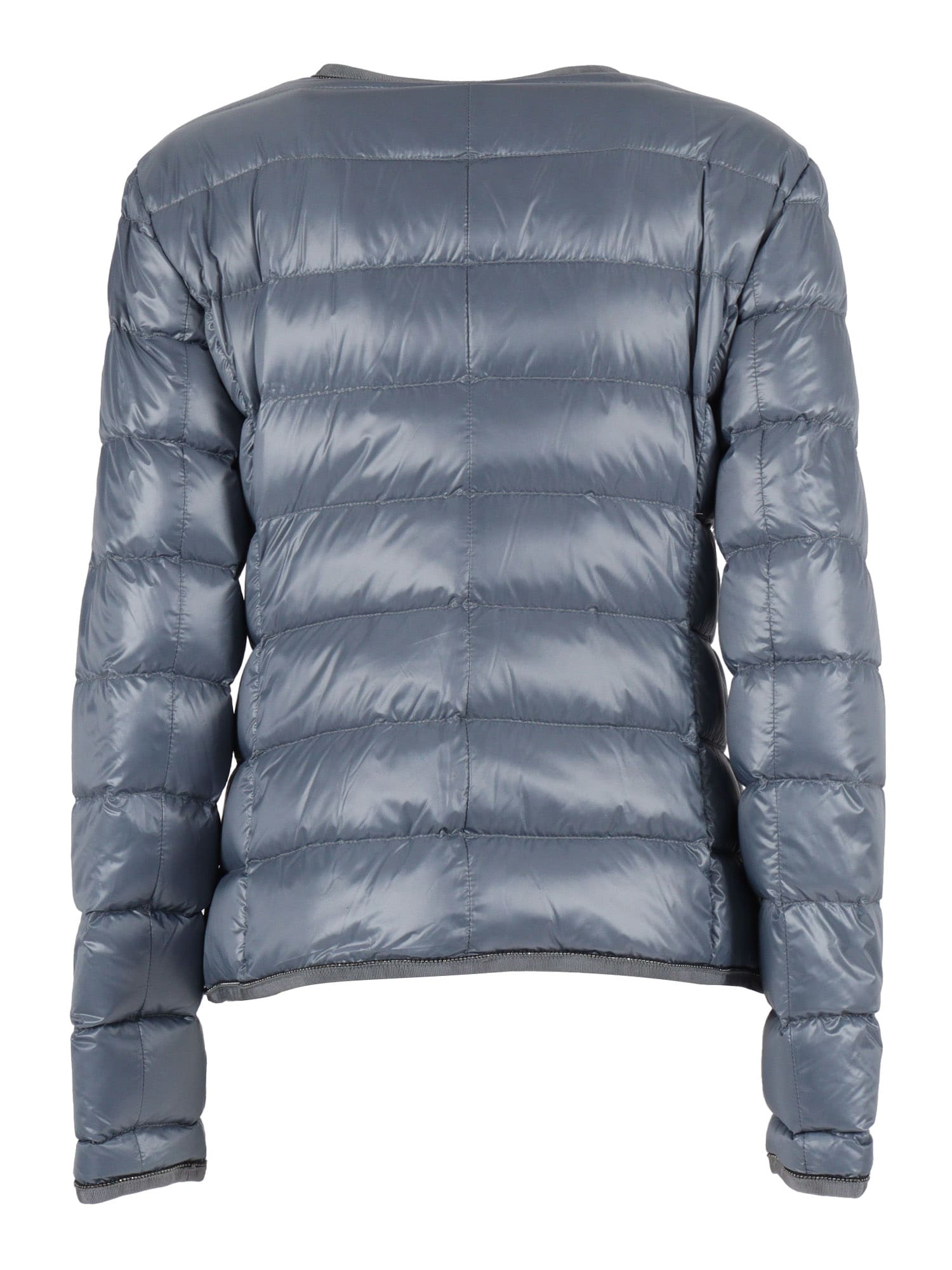 Fay Giroc.bord.gros+caten. Light Down Jacket In Blue