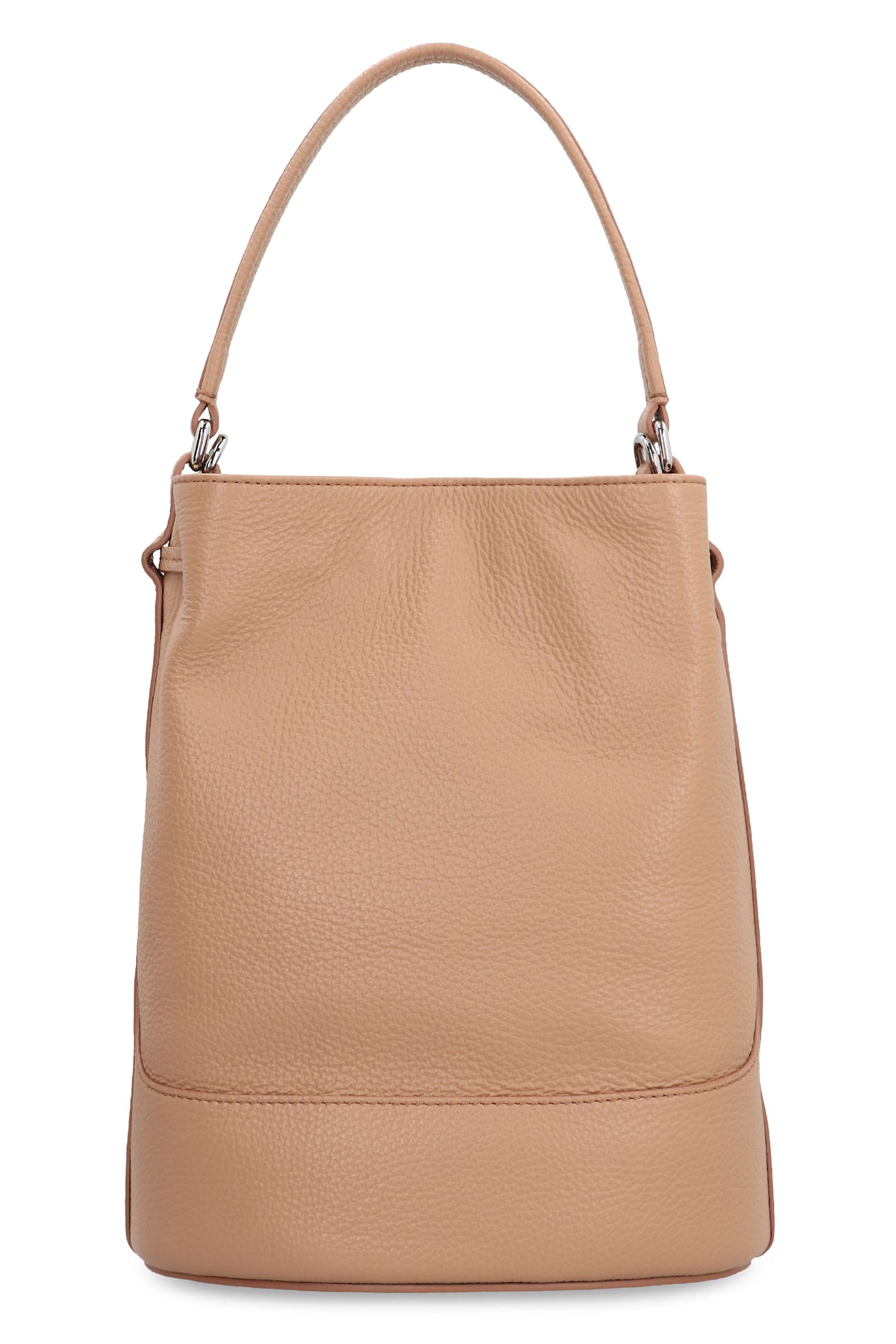 Zanellato Monda S Leather Bucket Bag In Brown