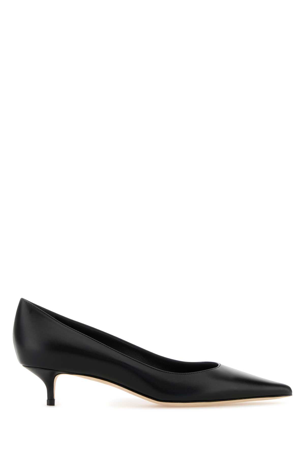 Jimmy Choo 50mm Amelia Pointed-toe Kitten-heel Pumps