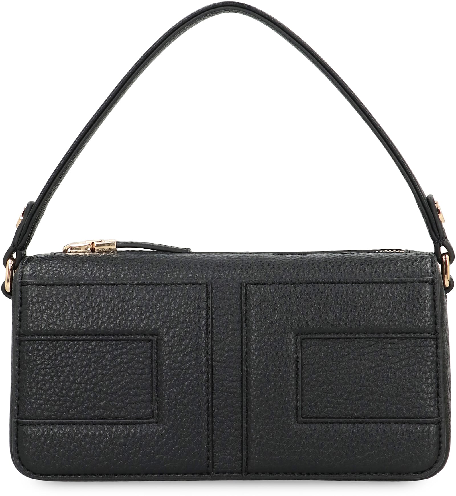 Elisabetta Franchi Borsa Tote Piccola Con Logo In Rilievo Nera In Black