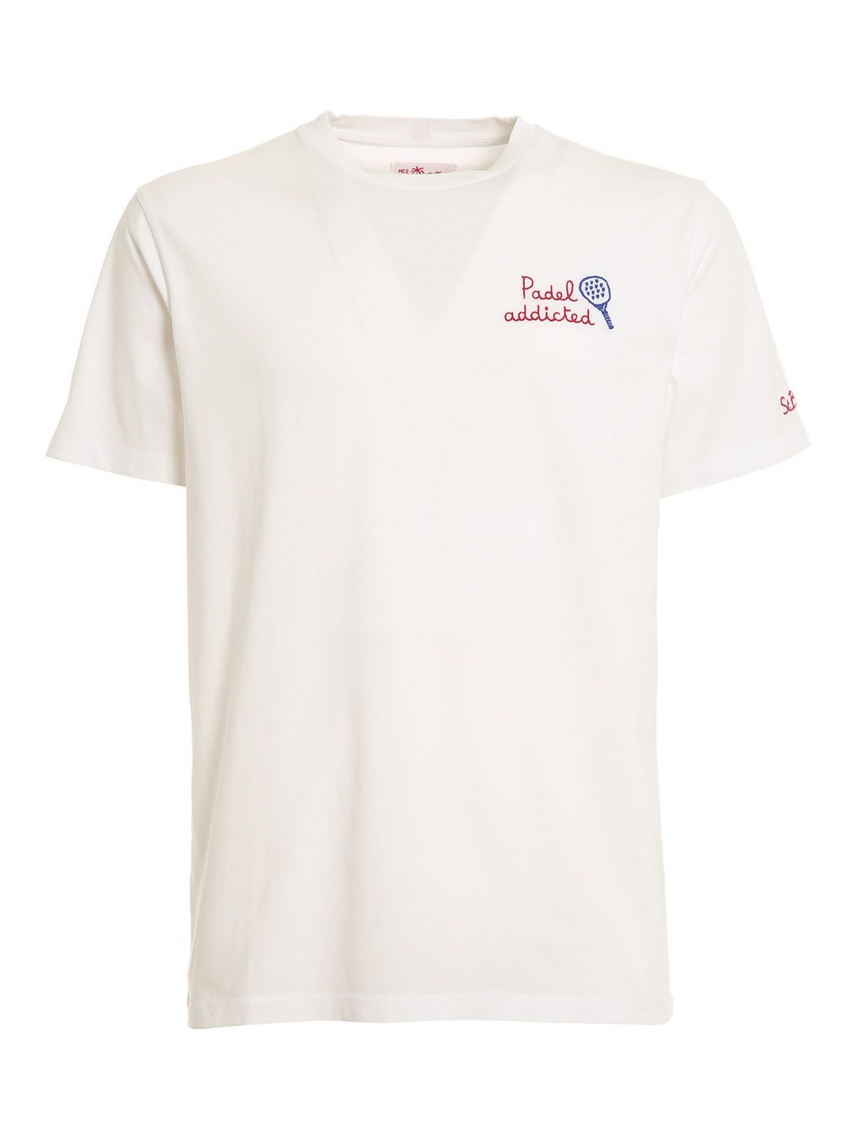 MC2 Saint Barth T-shirt Padle Addicted Bianca Portofino00471b