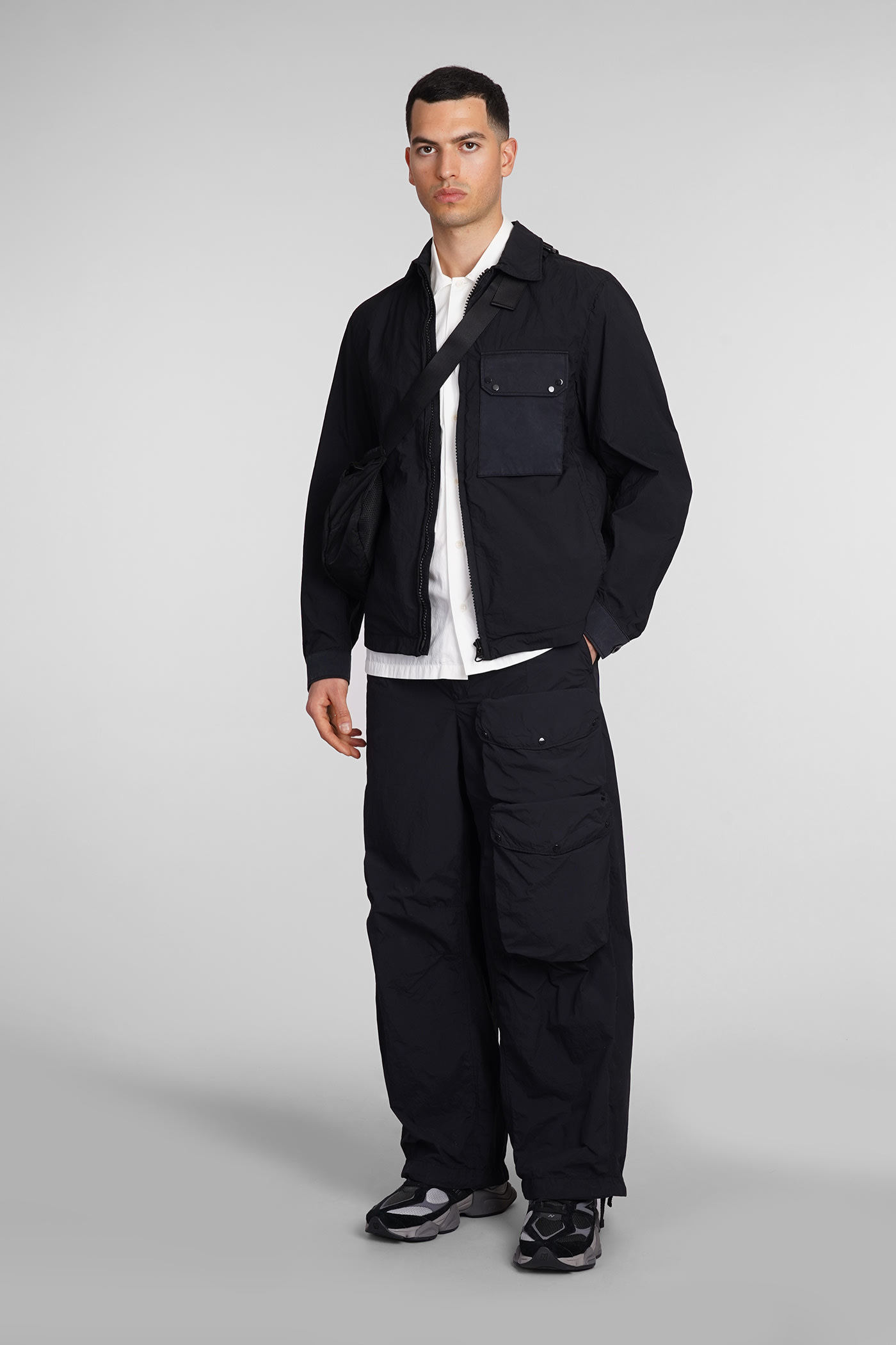 Shop Ten C Pants In Black Polyamide