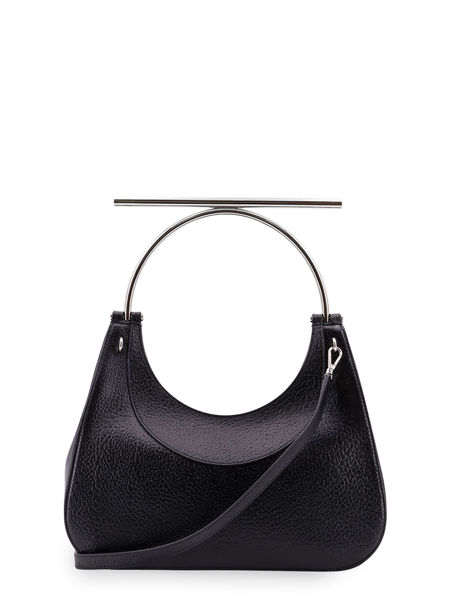 Shop Alexander Mcqueen Cross-bar Handbag In Black