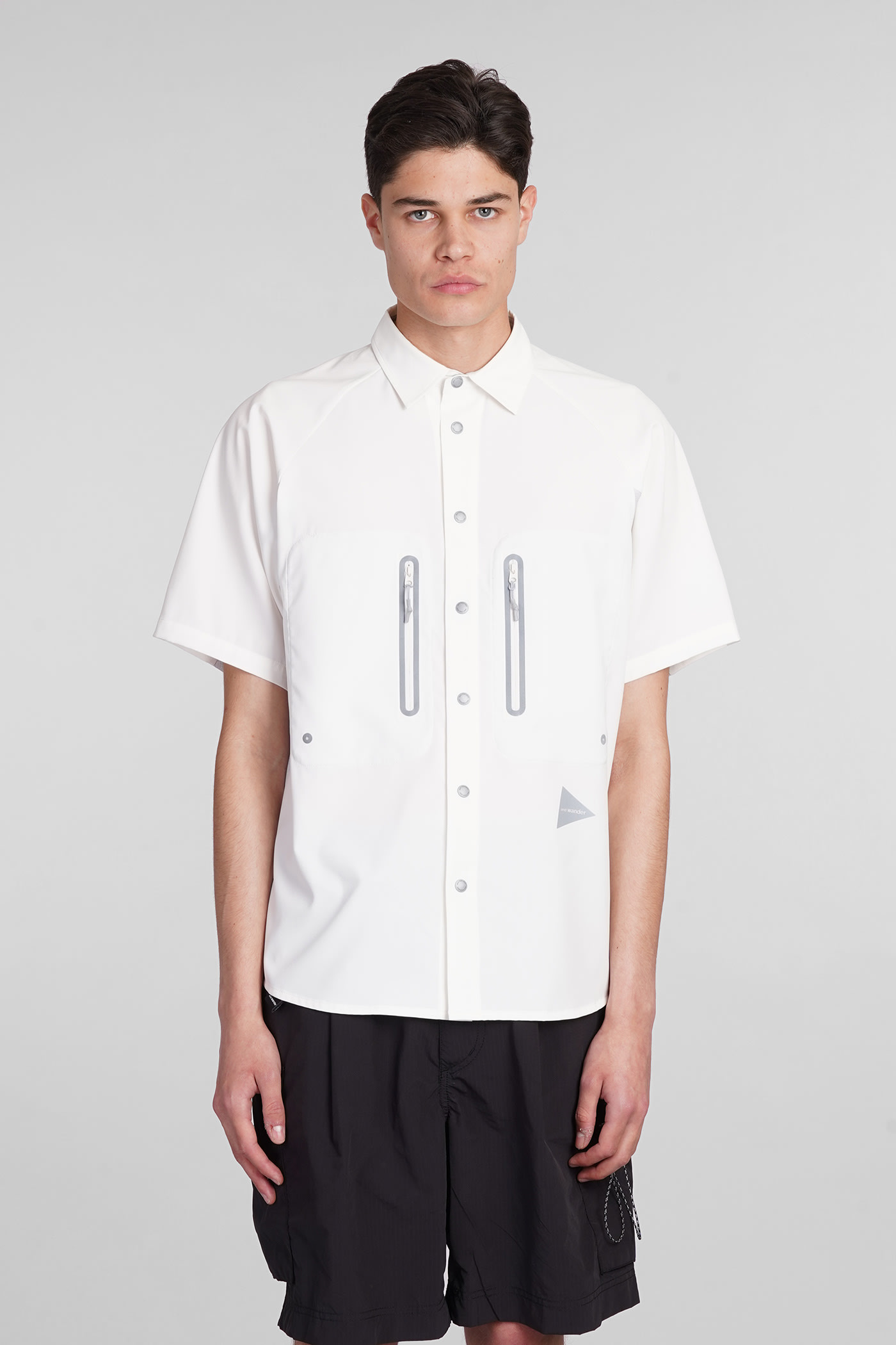 Shop And Wander Shirt In White Polyester