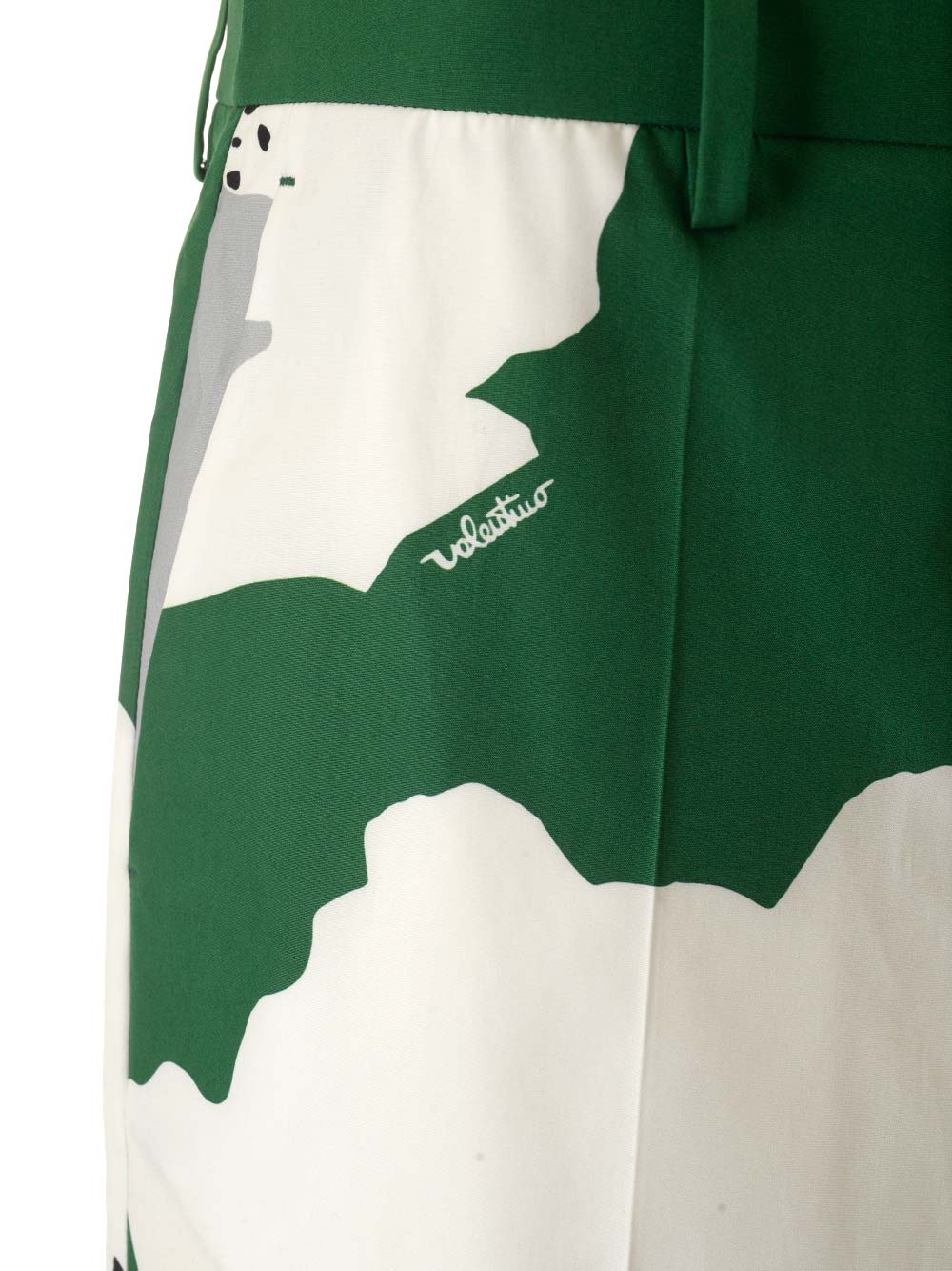 Shop Valentino Bermuda Shorts In Green